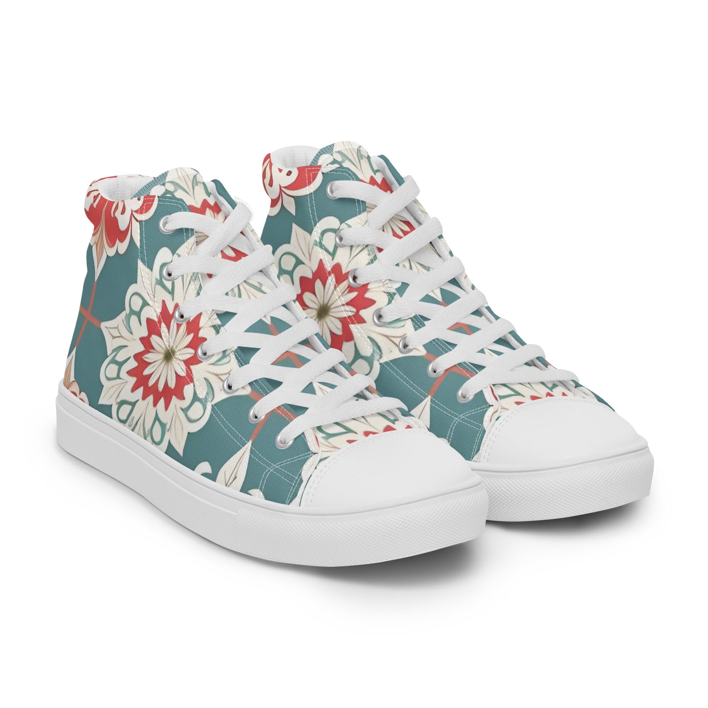 Women’s high top canvas shoes