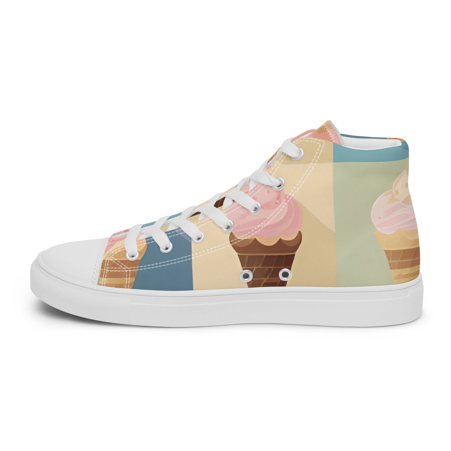 Women’s high top canvas shoes