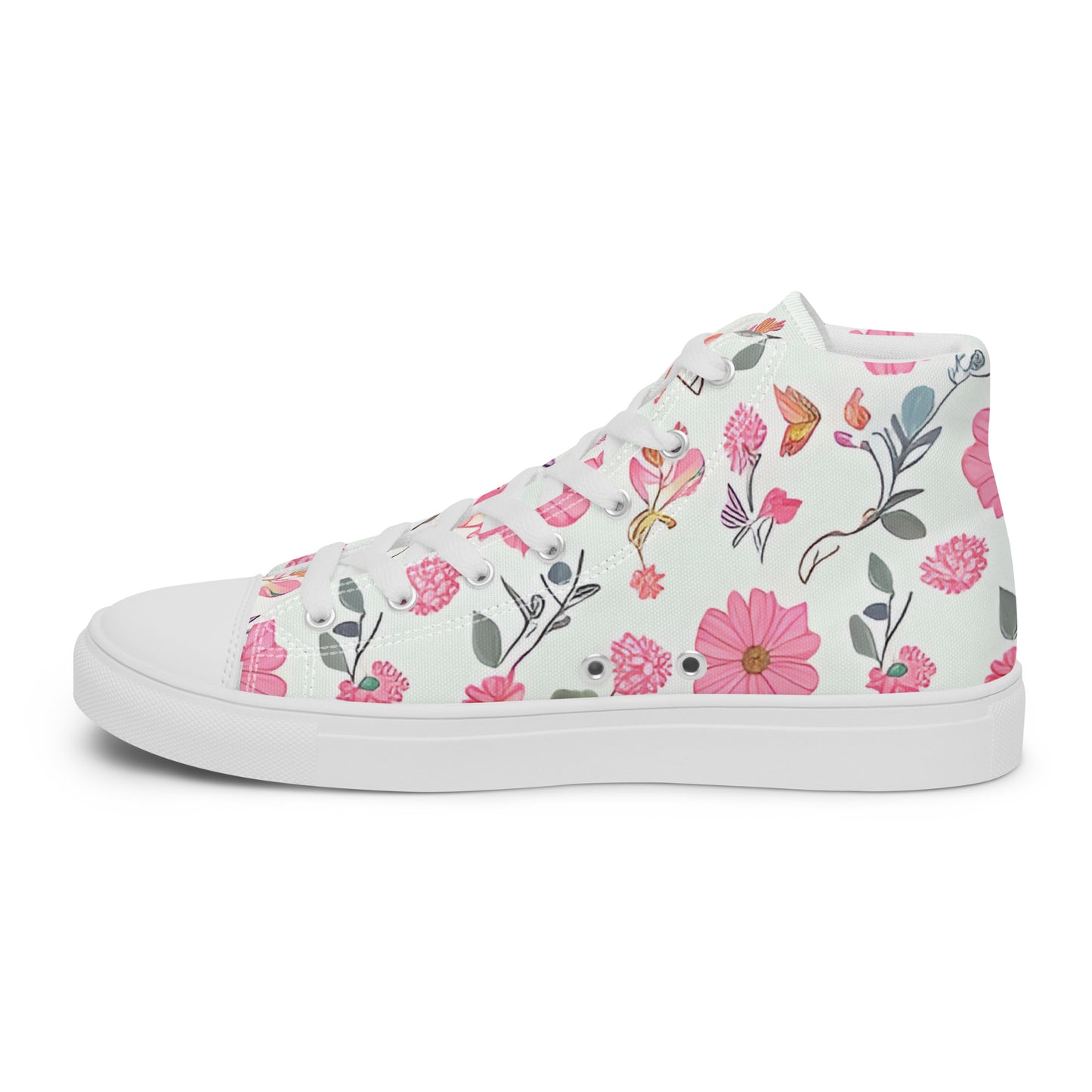 Women’s high top canvas shoes