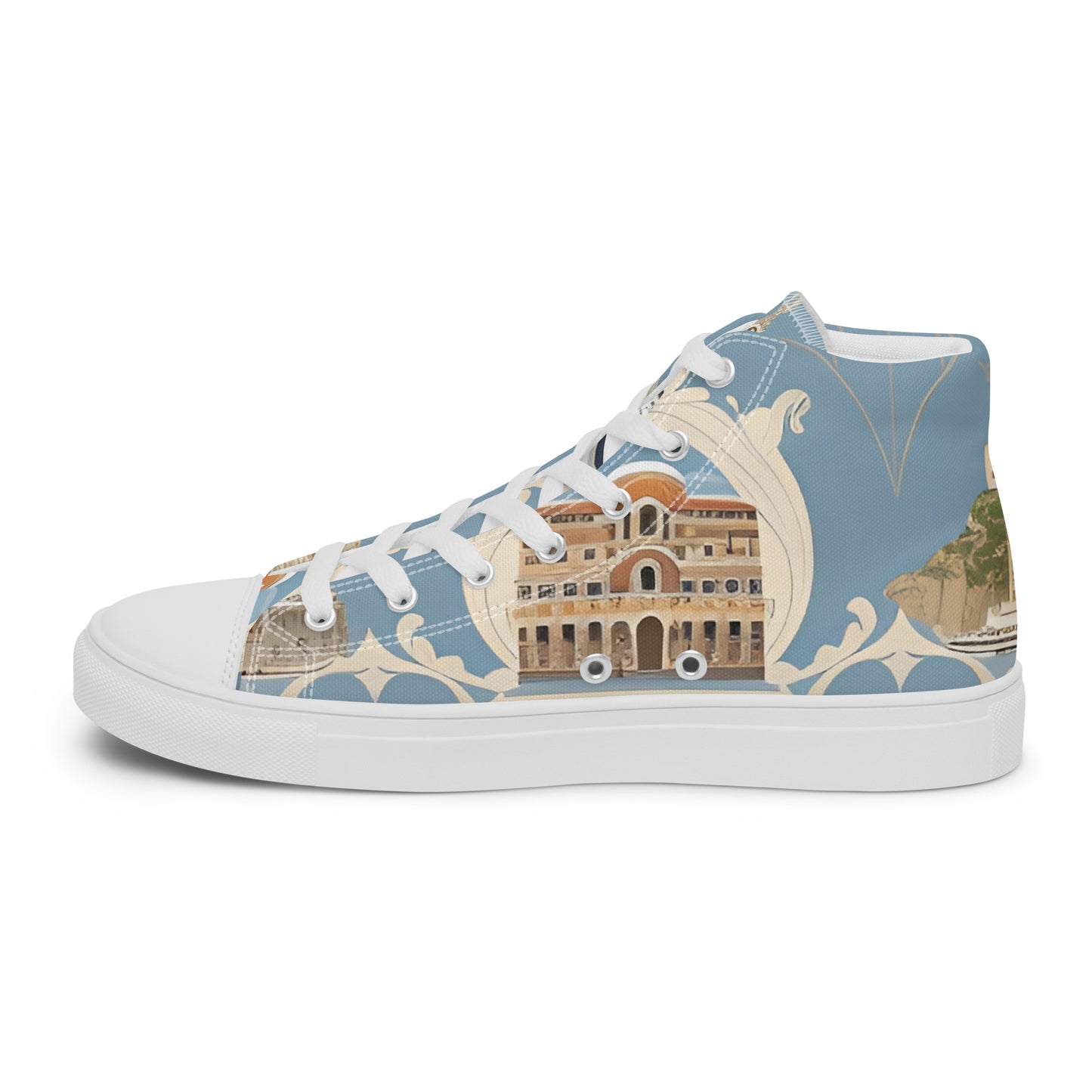 Women’s high top canvas shoes