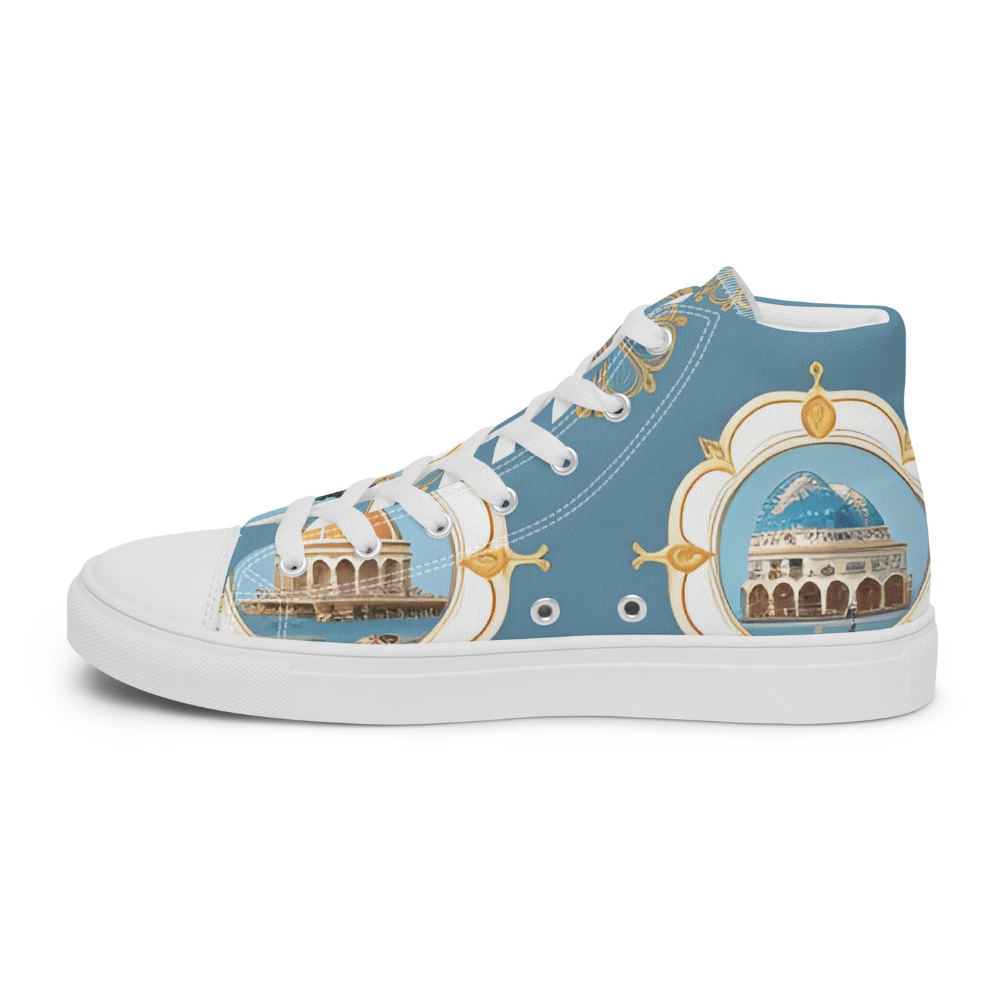 Women’s high top canvas shoes