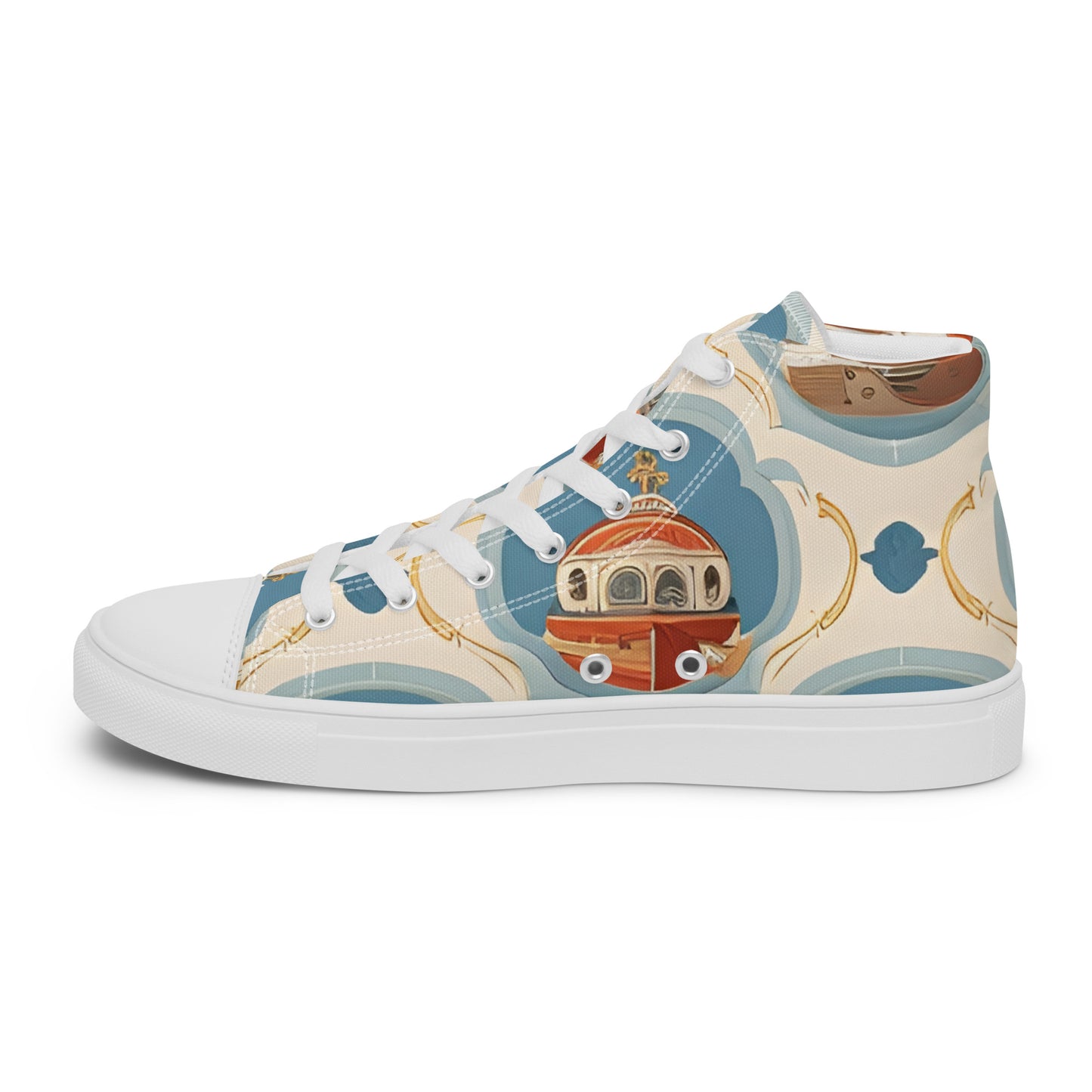 Women’s high top canvas shoes