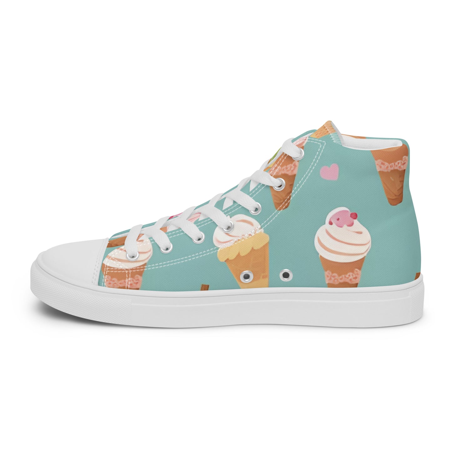 Women’s high top canvas shoes