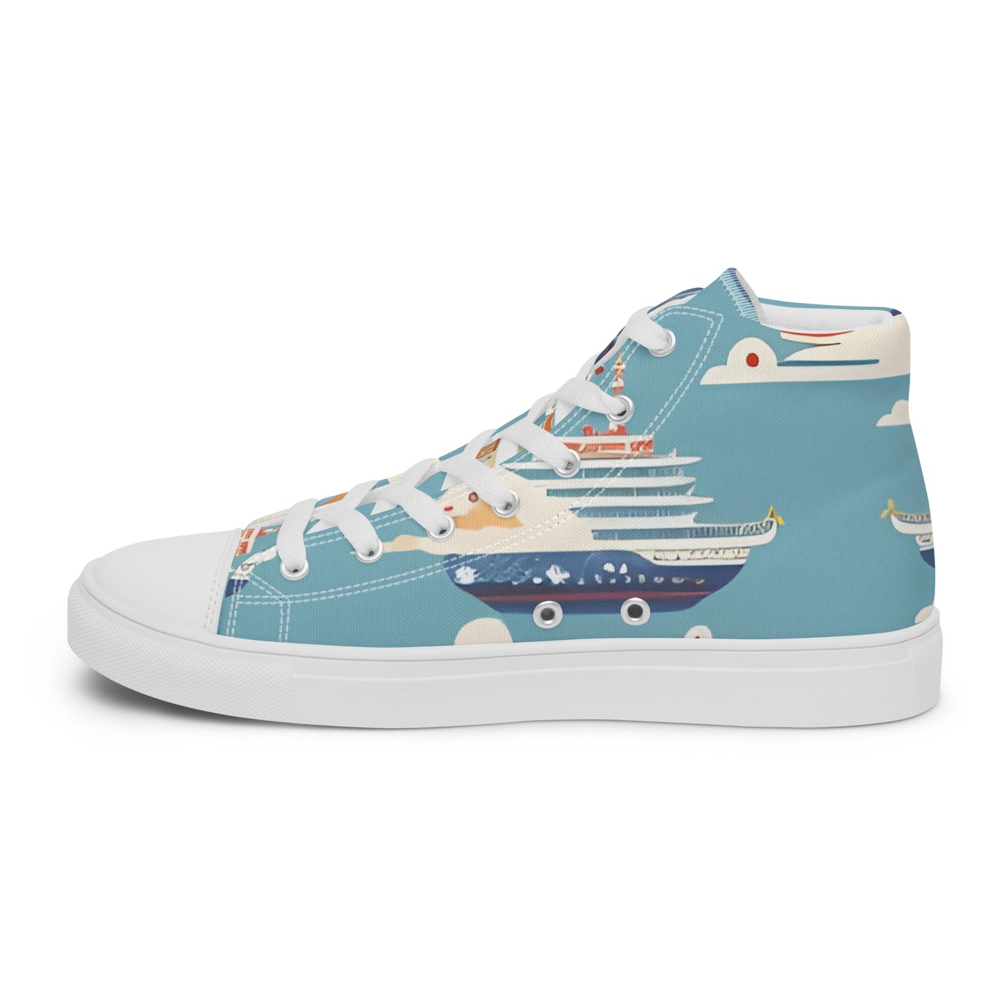 Women’s high top canvas shoes