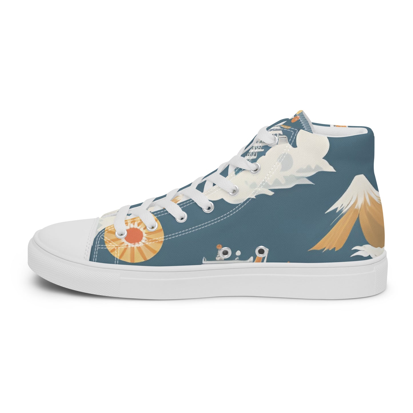 Women’s high top canvas shoes