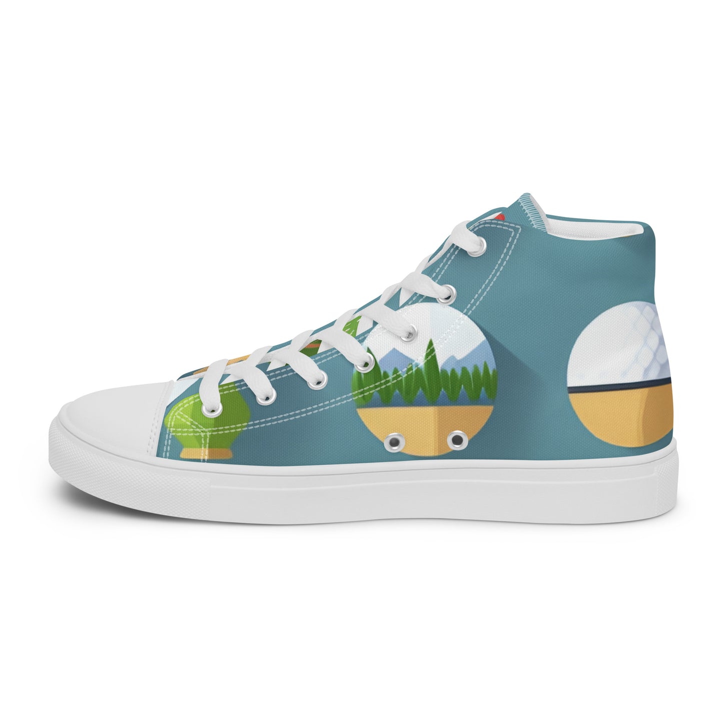 Women’s high top canvas shoes