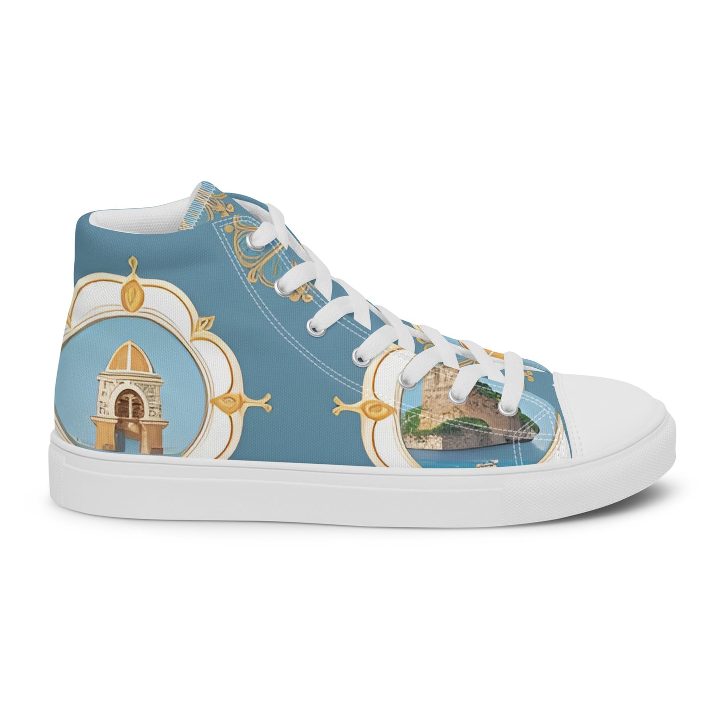 Women’s high top canvas shoes