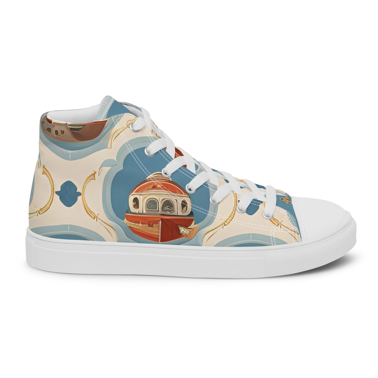 Women’s high top canvas shoes