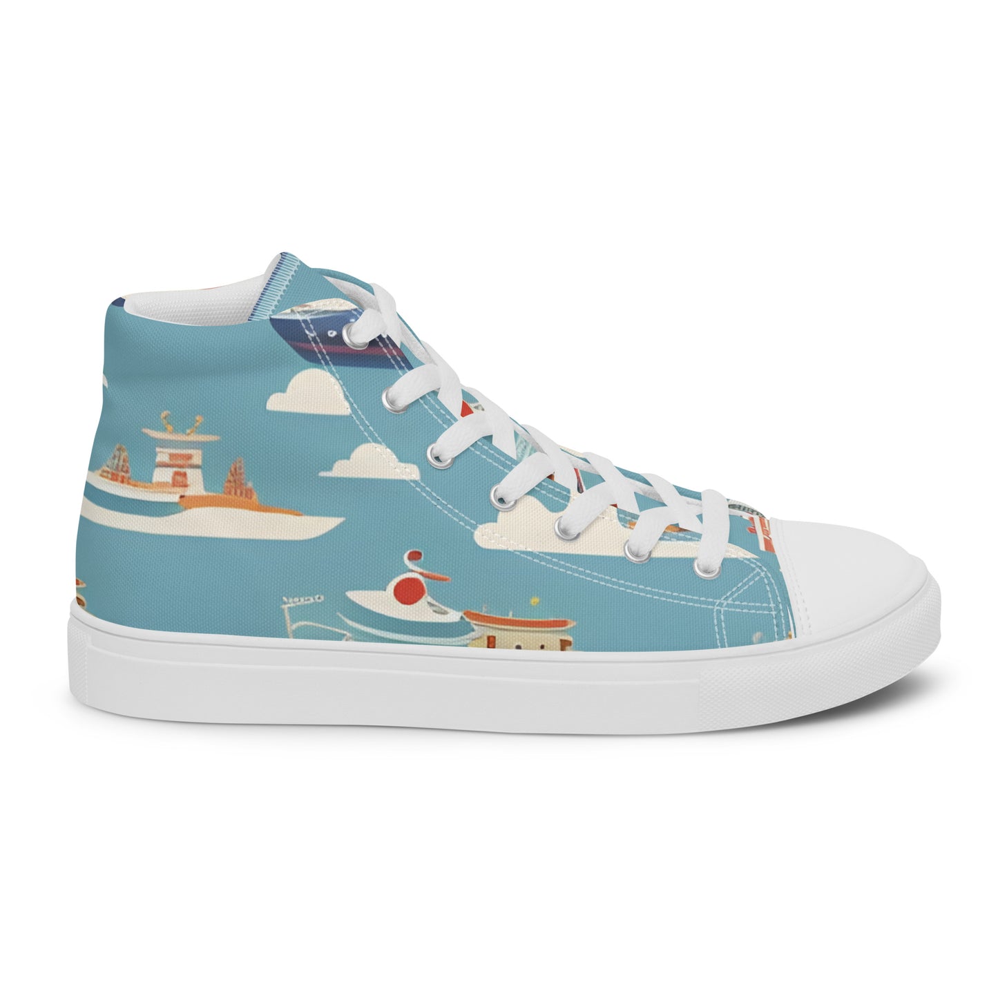 Women’s high top canvas shoes