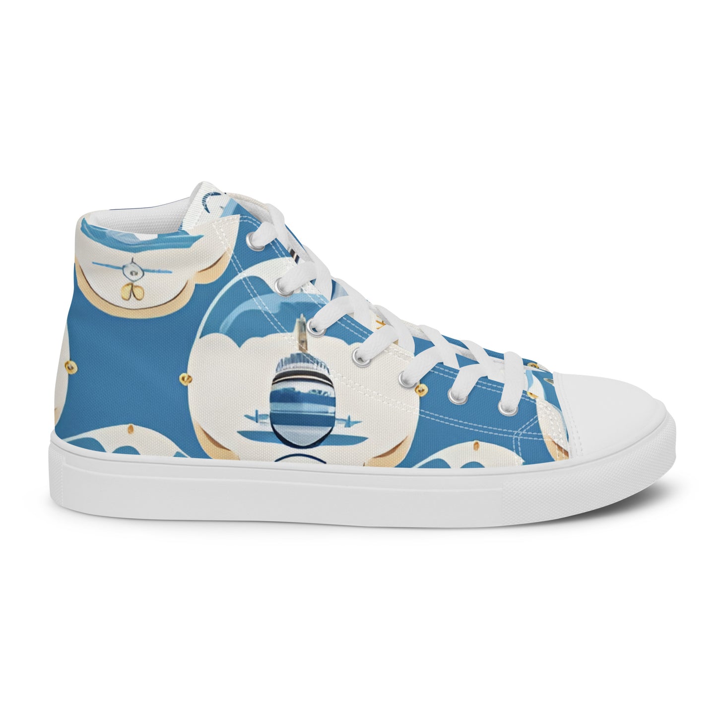 Women’s high top canvas shoes