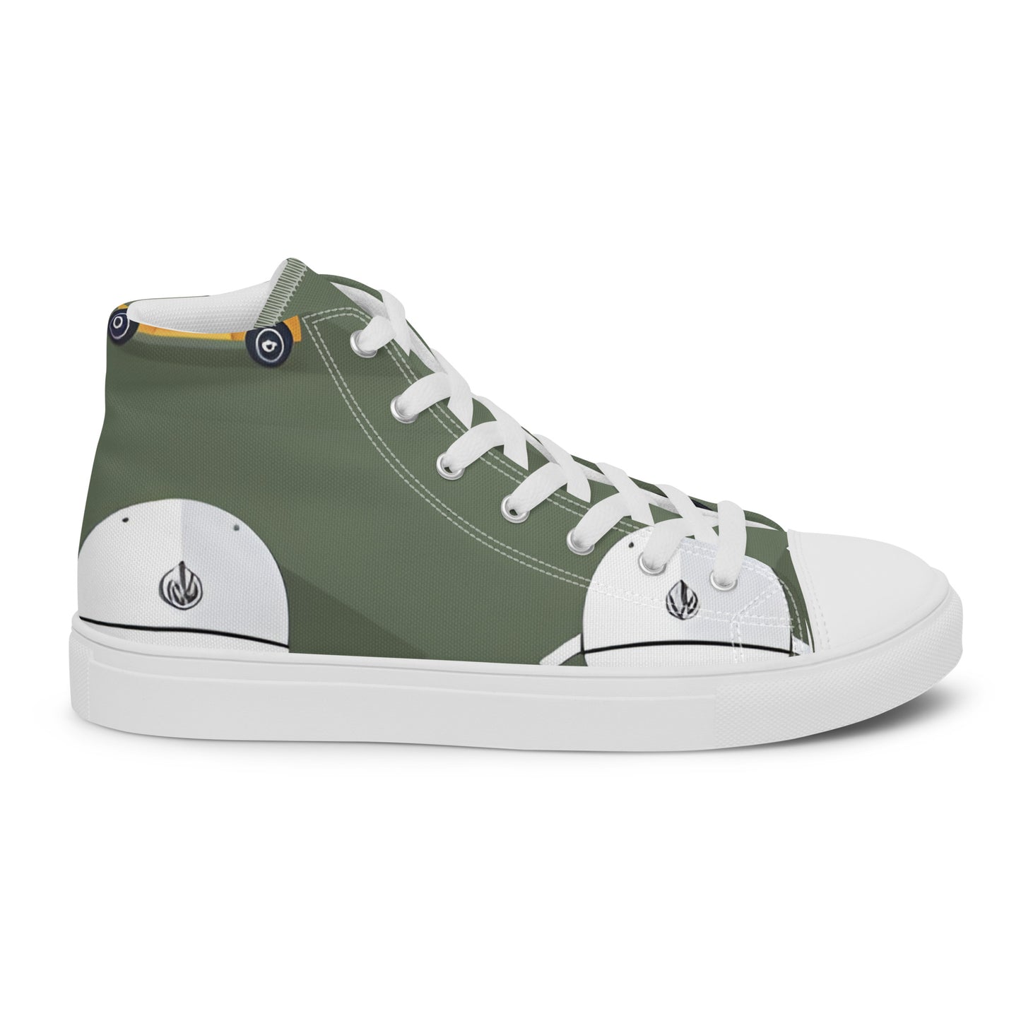 Women’s high top canvas shoes