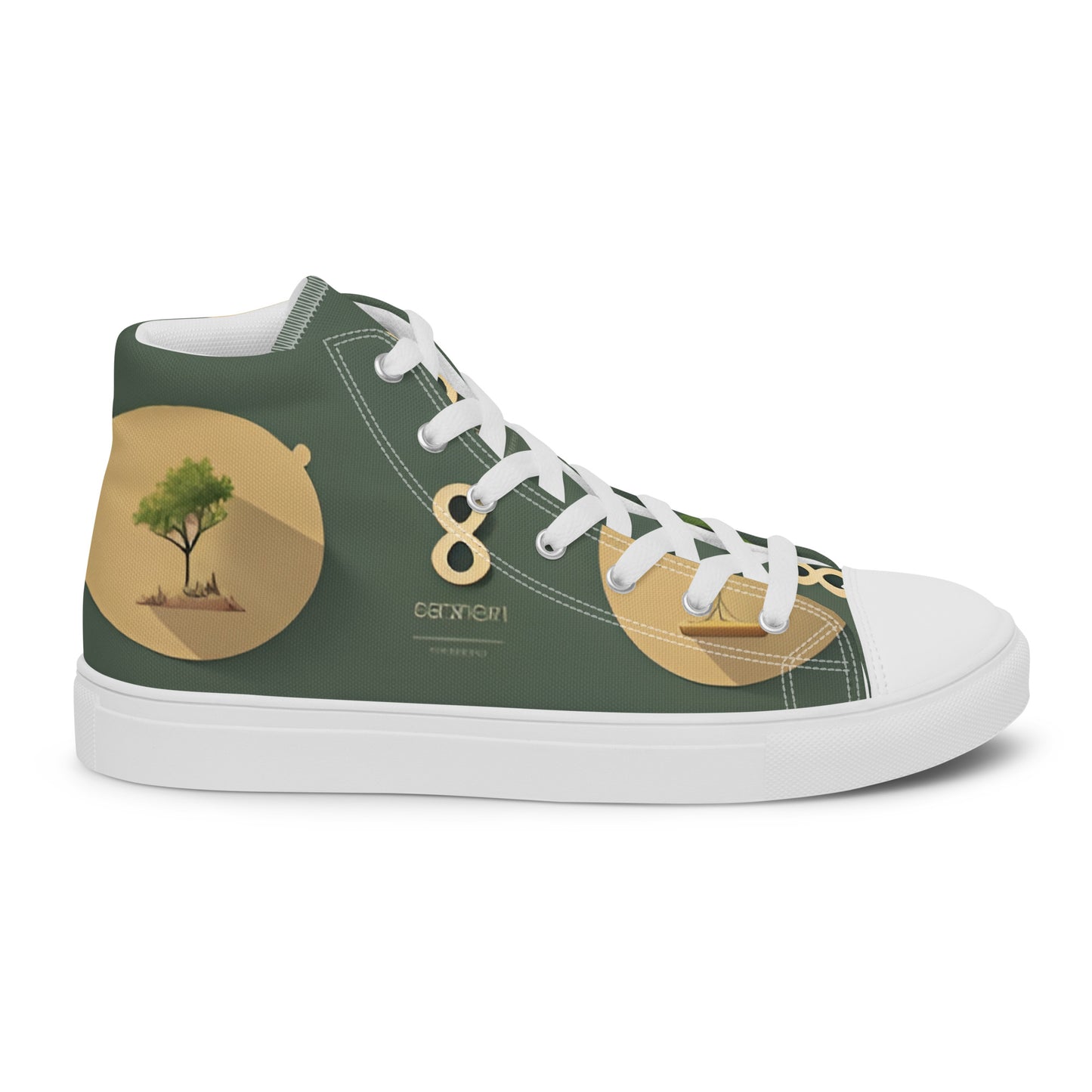 Women’s high top canvas shoes