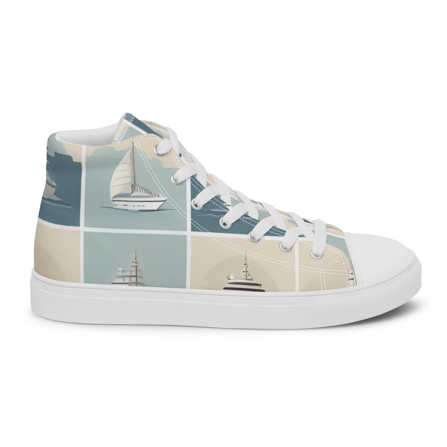 Women’s high top canvas shoes