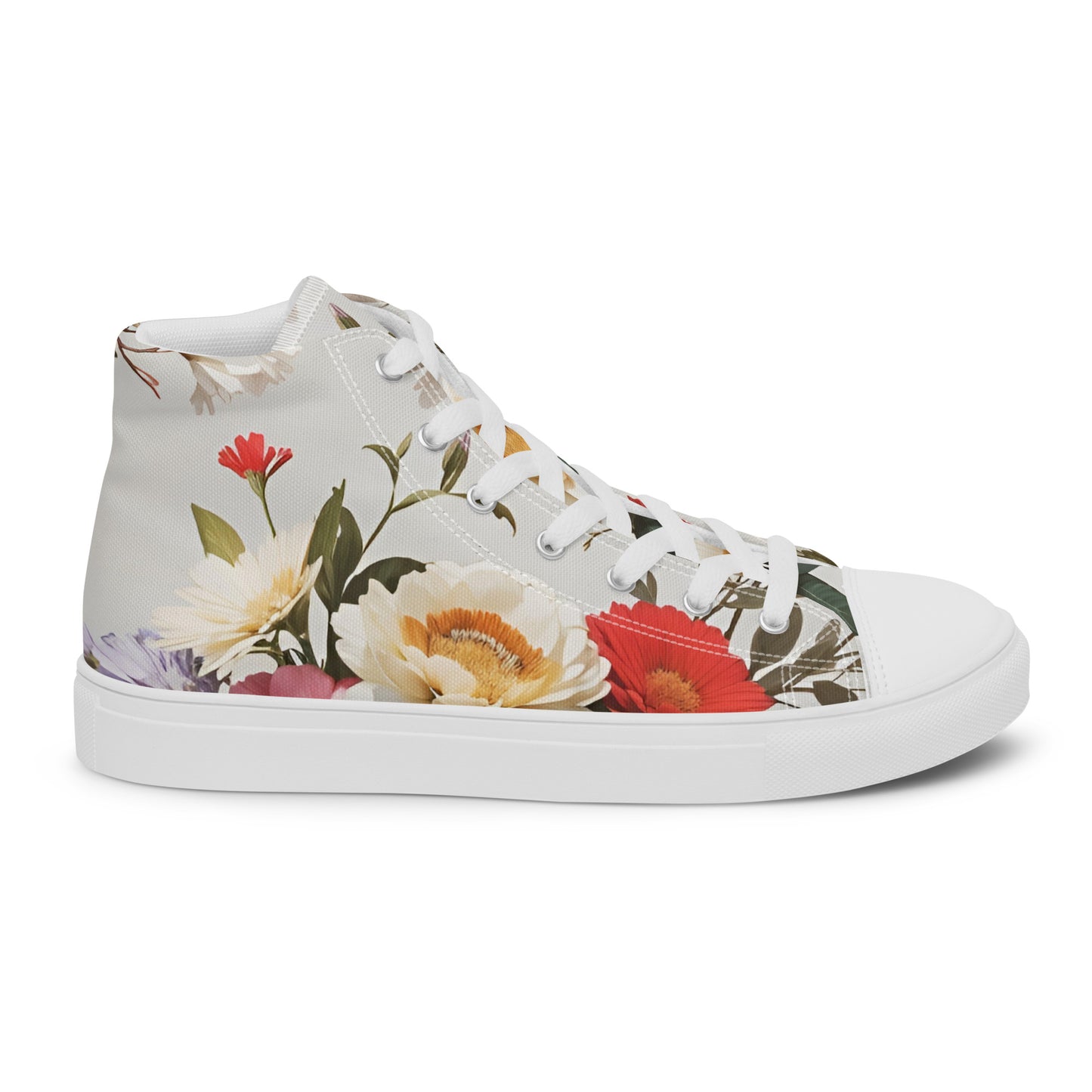 Women’s high top canvas shoes