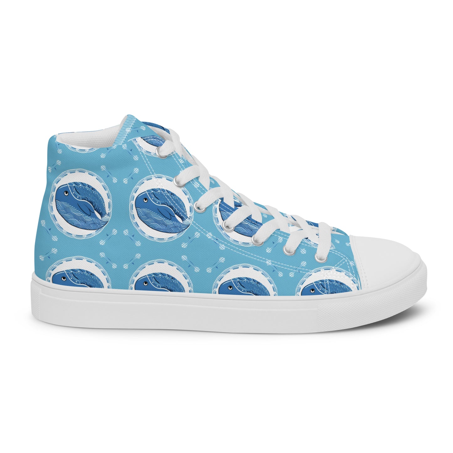 Women’s high top canvas shoes