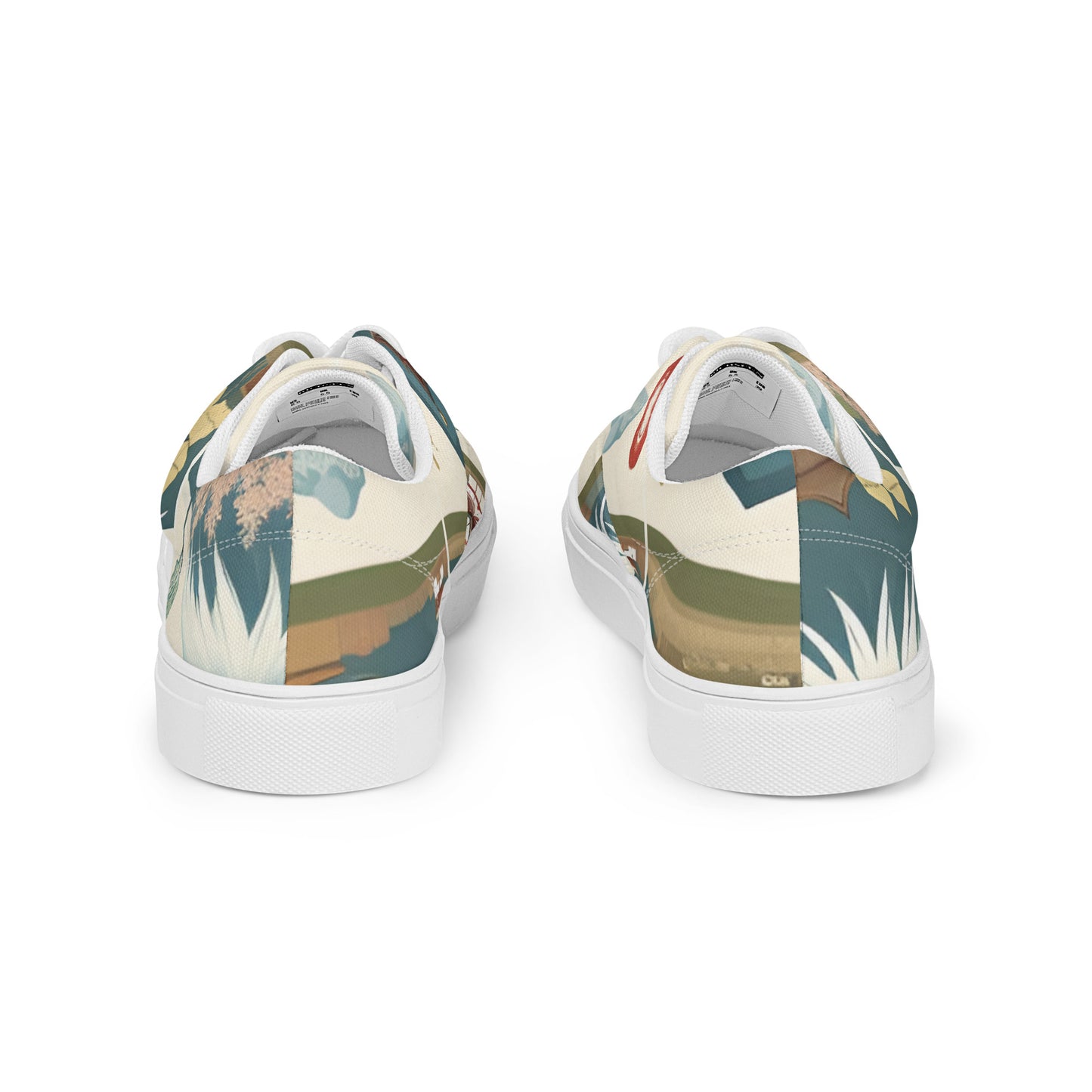 Women’s lace-up canvas shoes