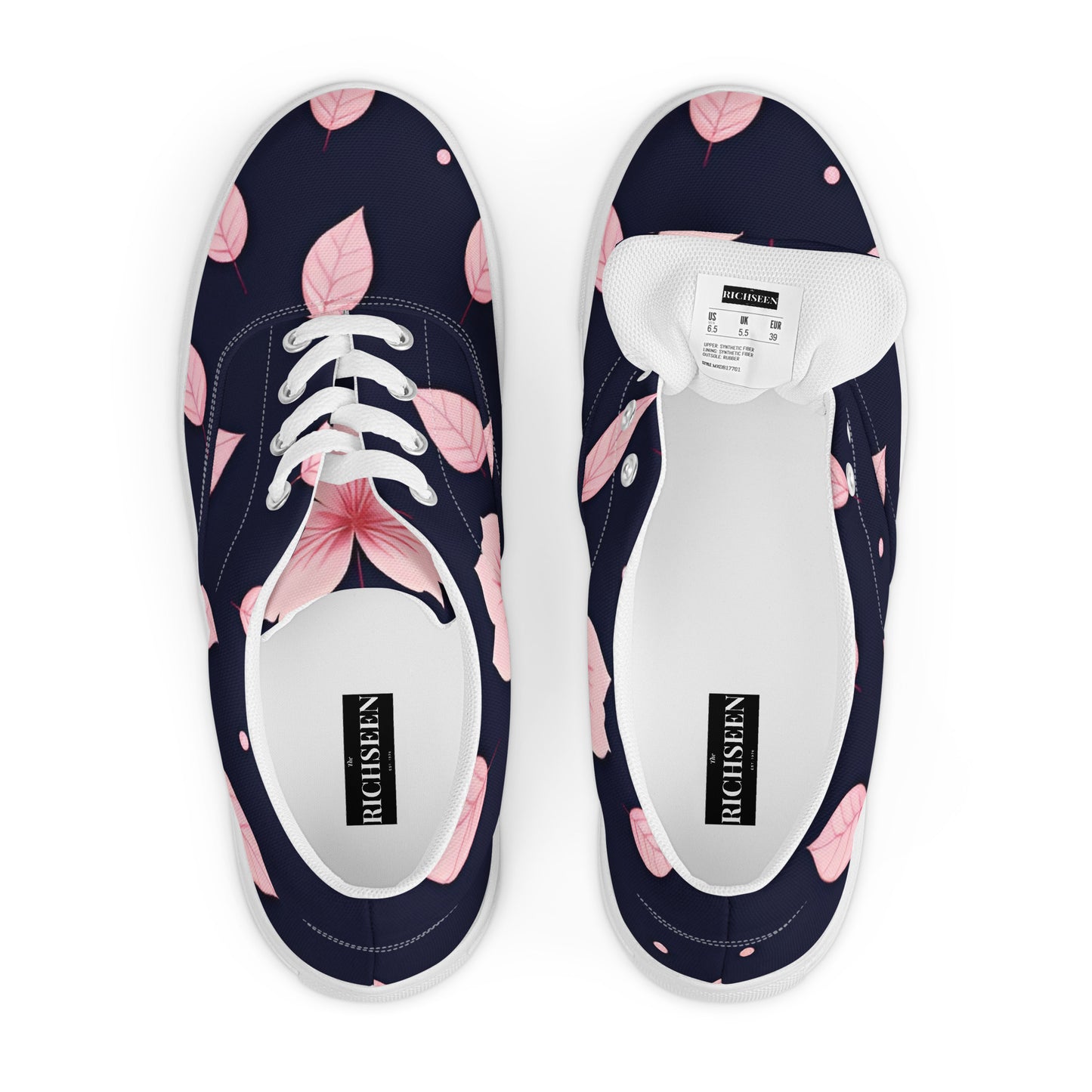 Women’s lace-up canvas shoes