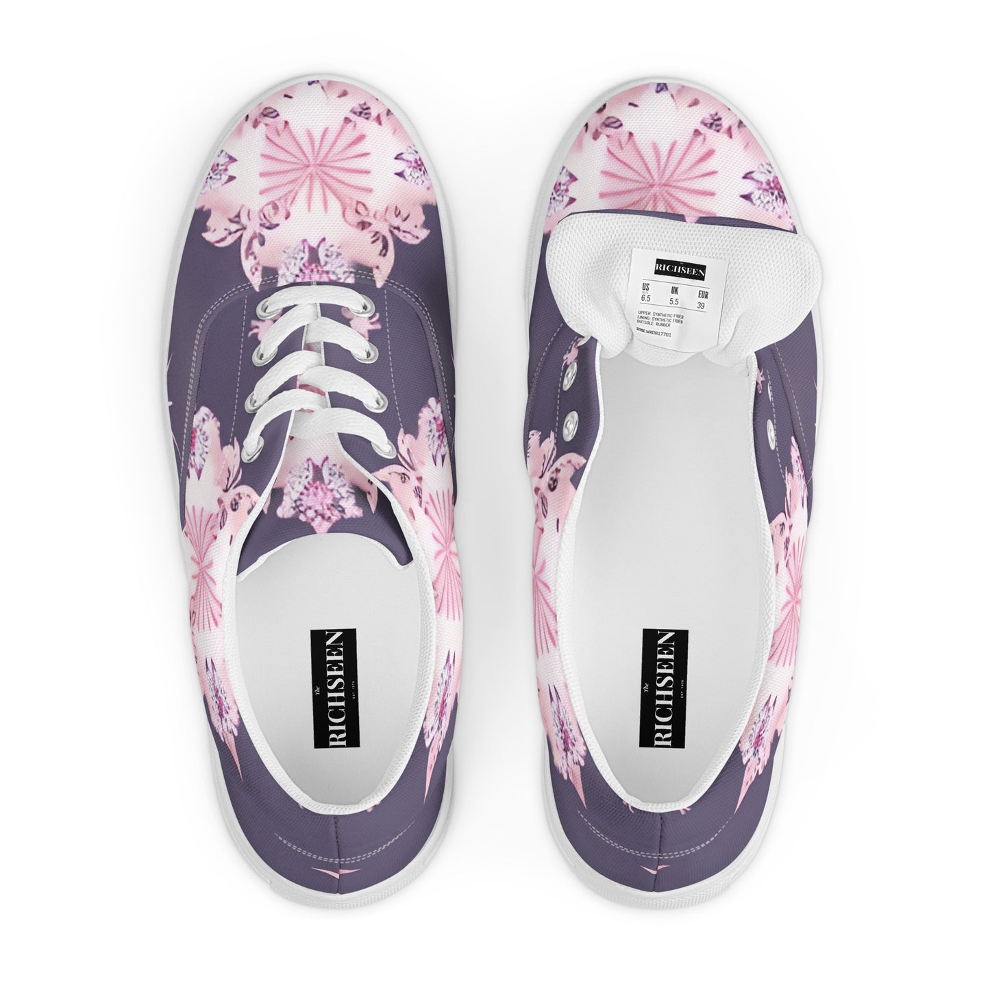 Women’s lace-up canvas shoes