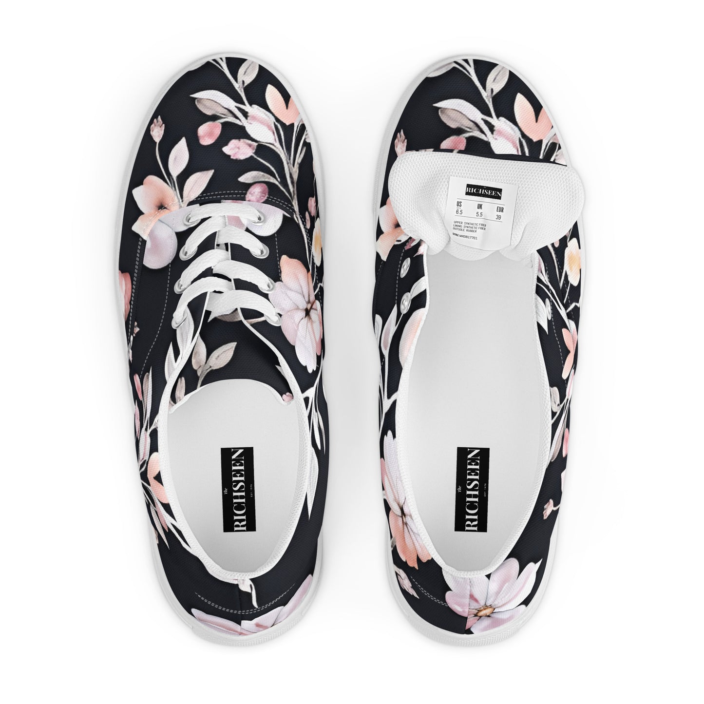 Women’s lace-up canvas shoes