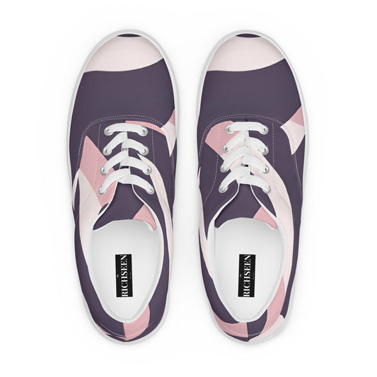 Women’s lace-up canvas shoes