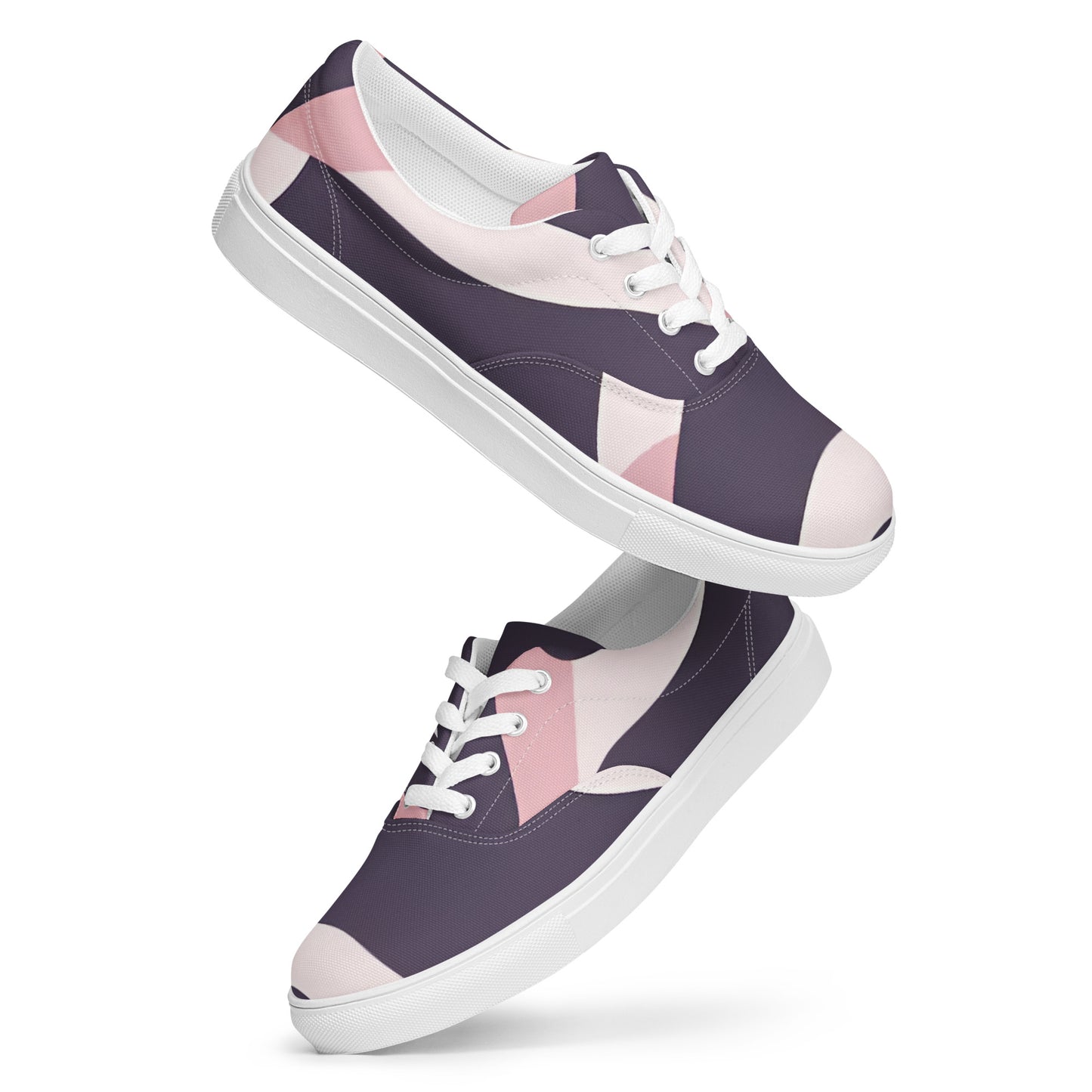 Women’s lace-up canvas shoes