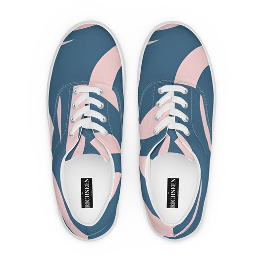 Women’s lace-up canvas shoes