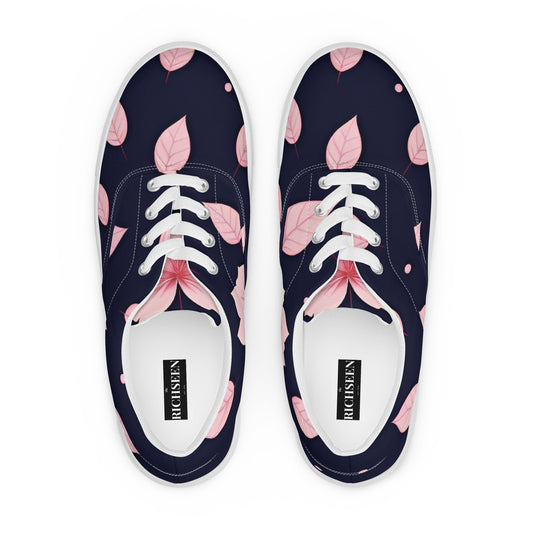 Women’s lace-up canvas shoes