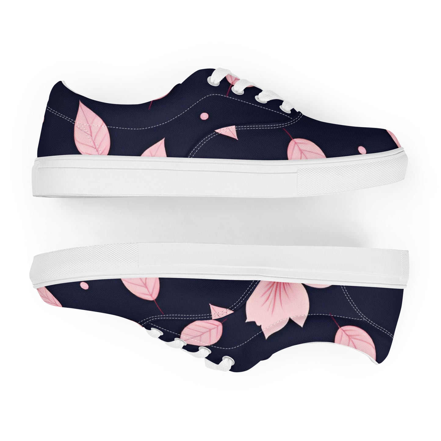 Women’s lace-up canvas shoes