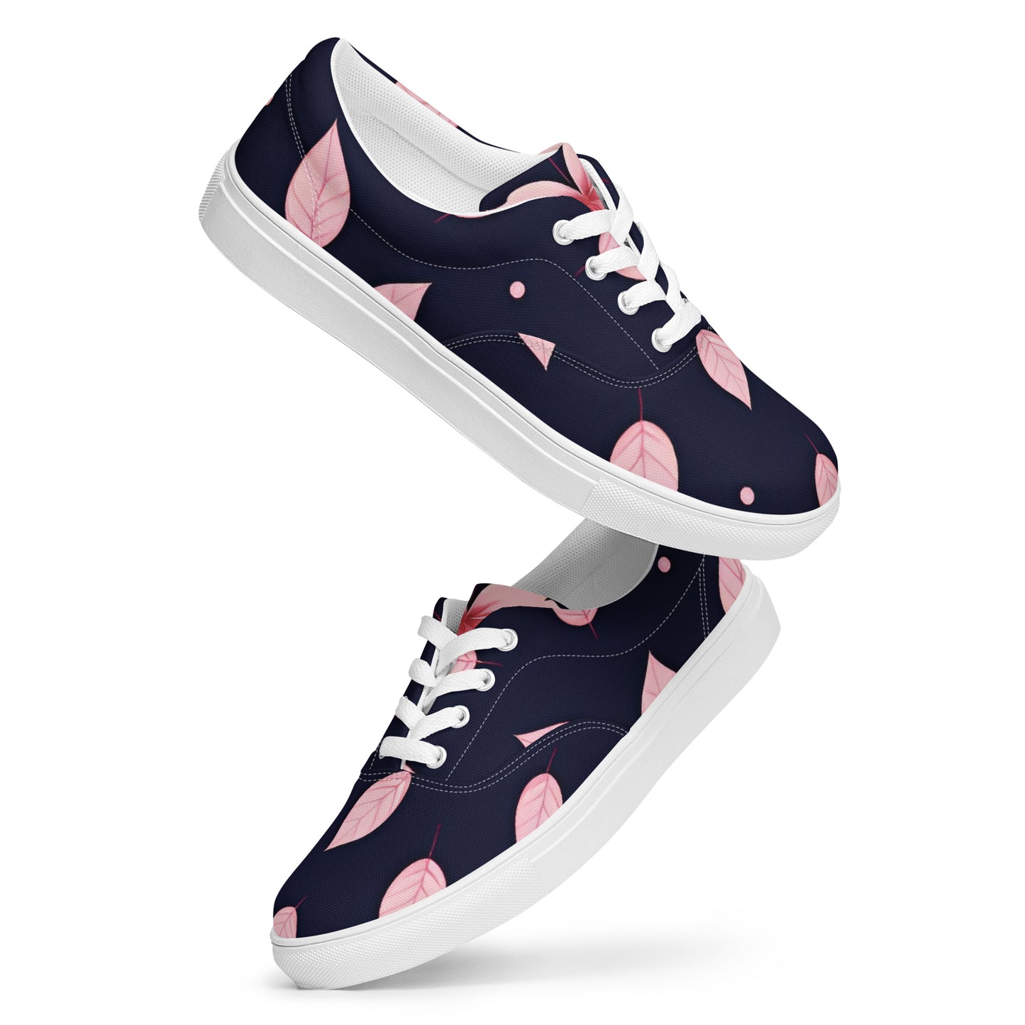 Women’s lace-up canvas shoes