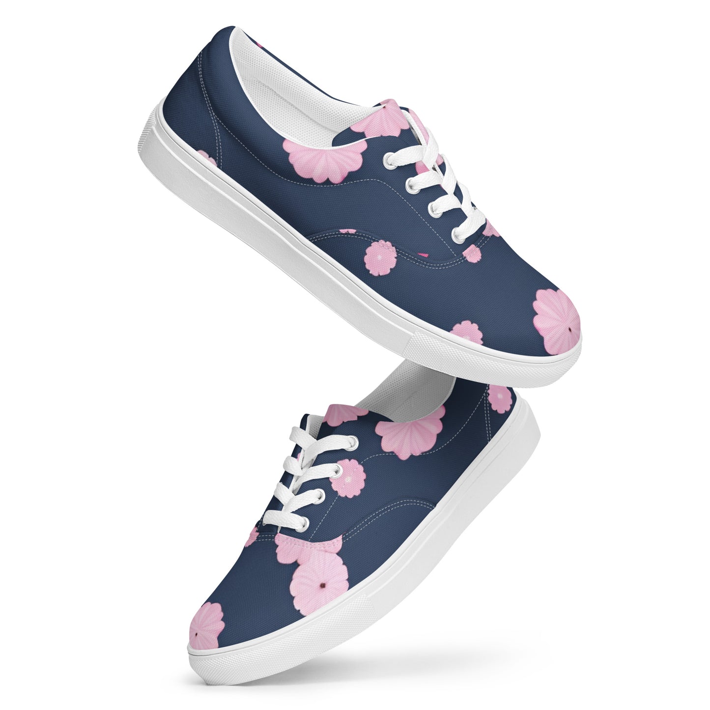 Women’s lace-up canvas shoes