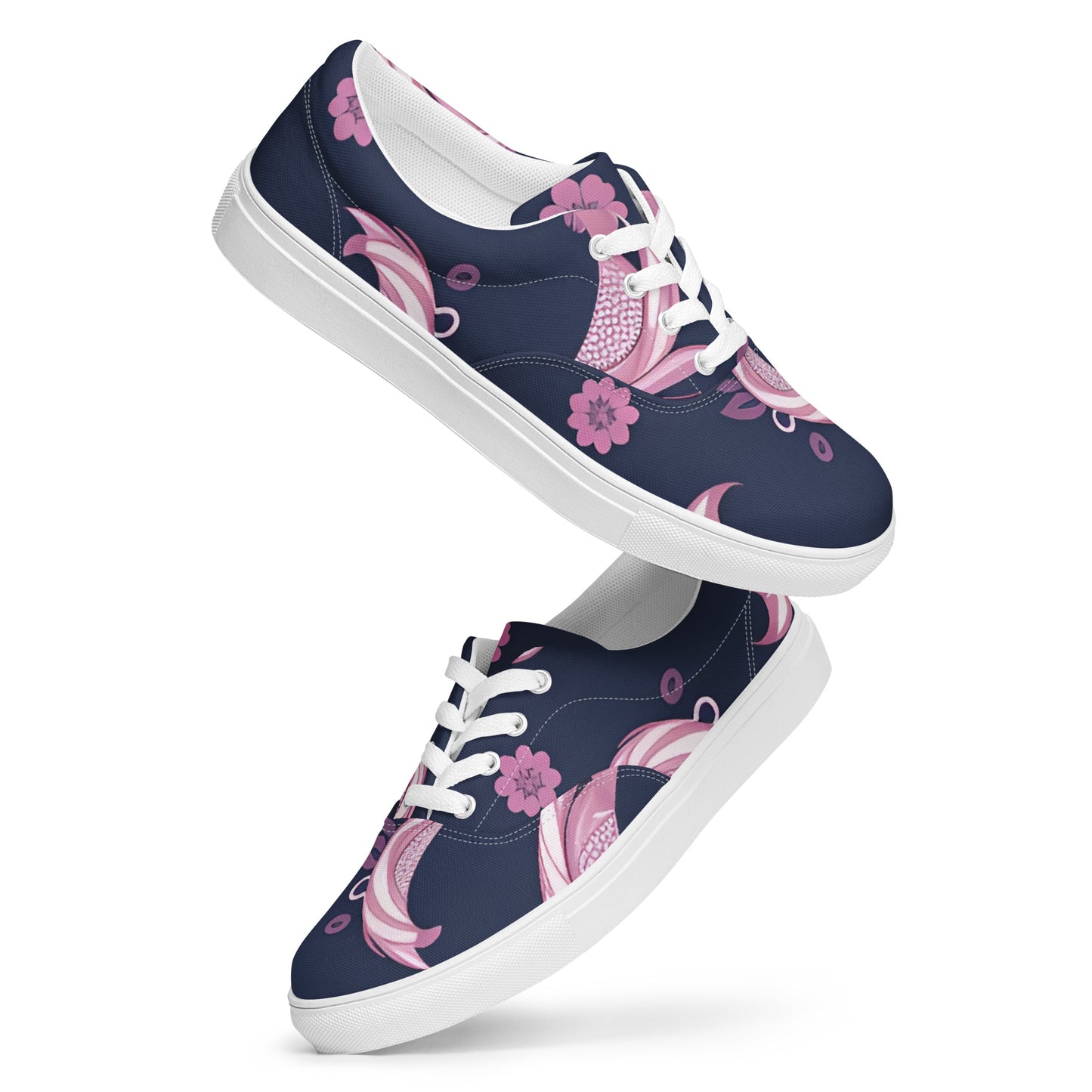 Women’s lace-up canvas shoes