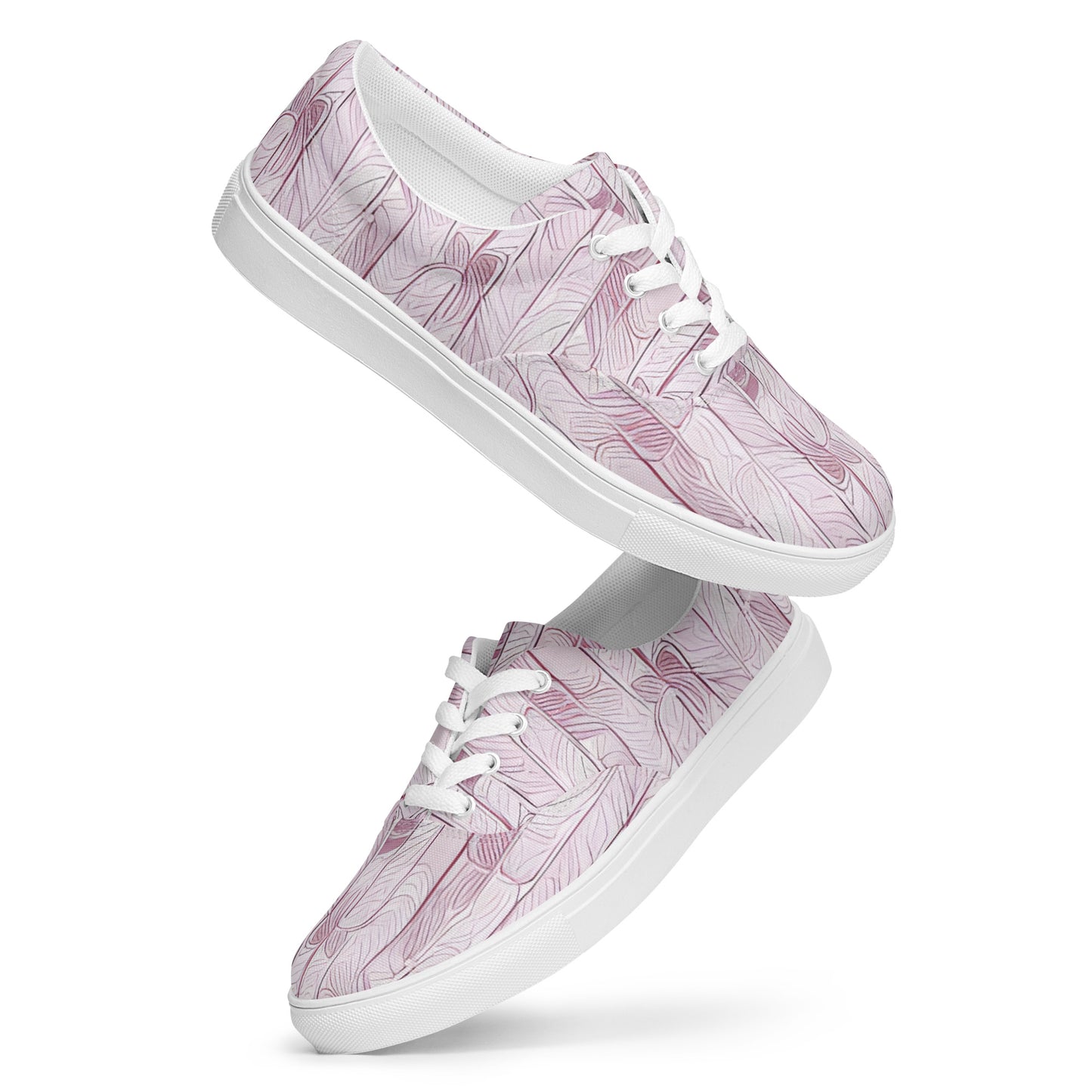 Women’s lace-up canvas shoes