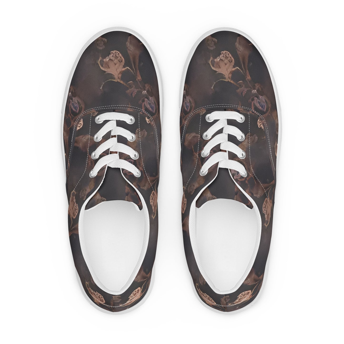 Women’s lace-up canvas shoes