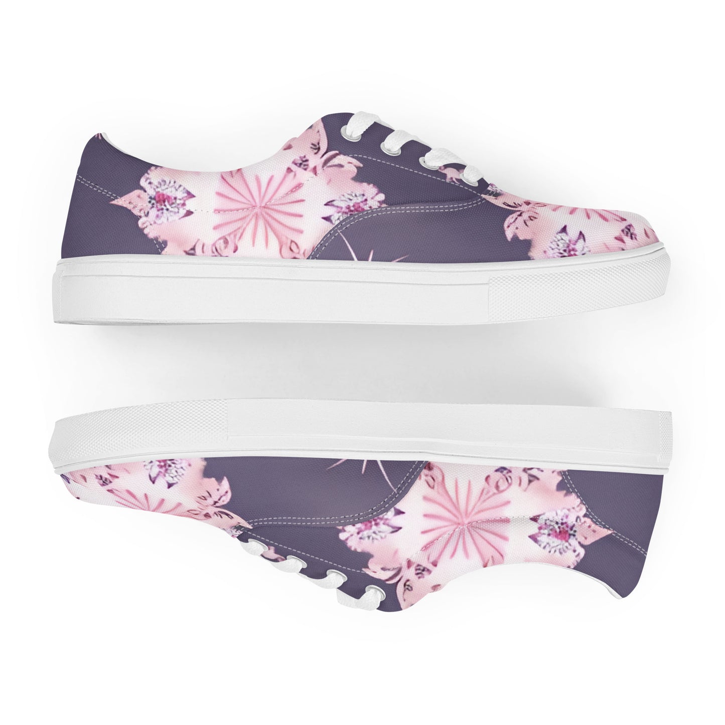 Women’s lace-up canvas shoes