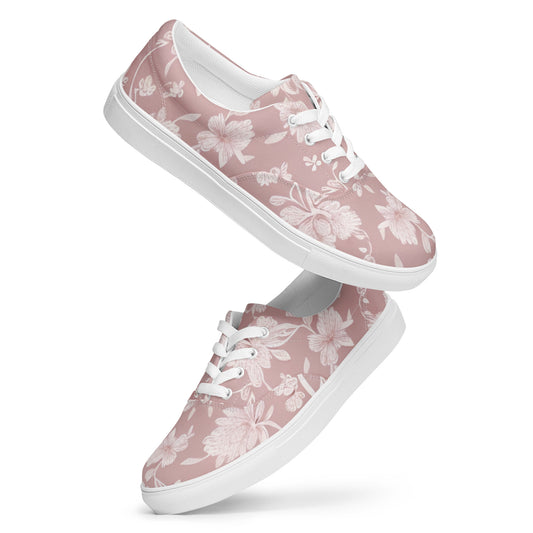 Women’s lace-up canvas shoes