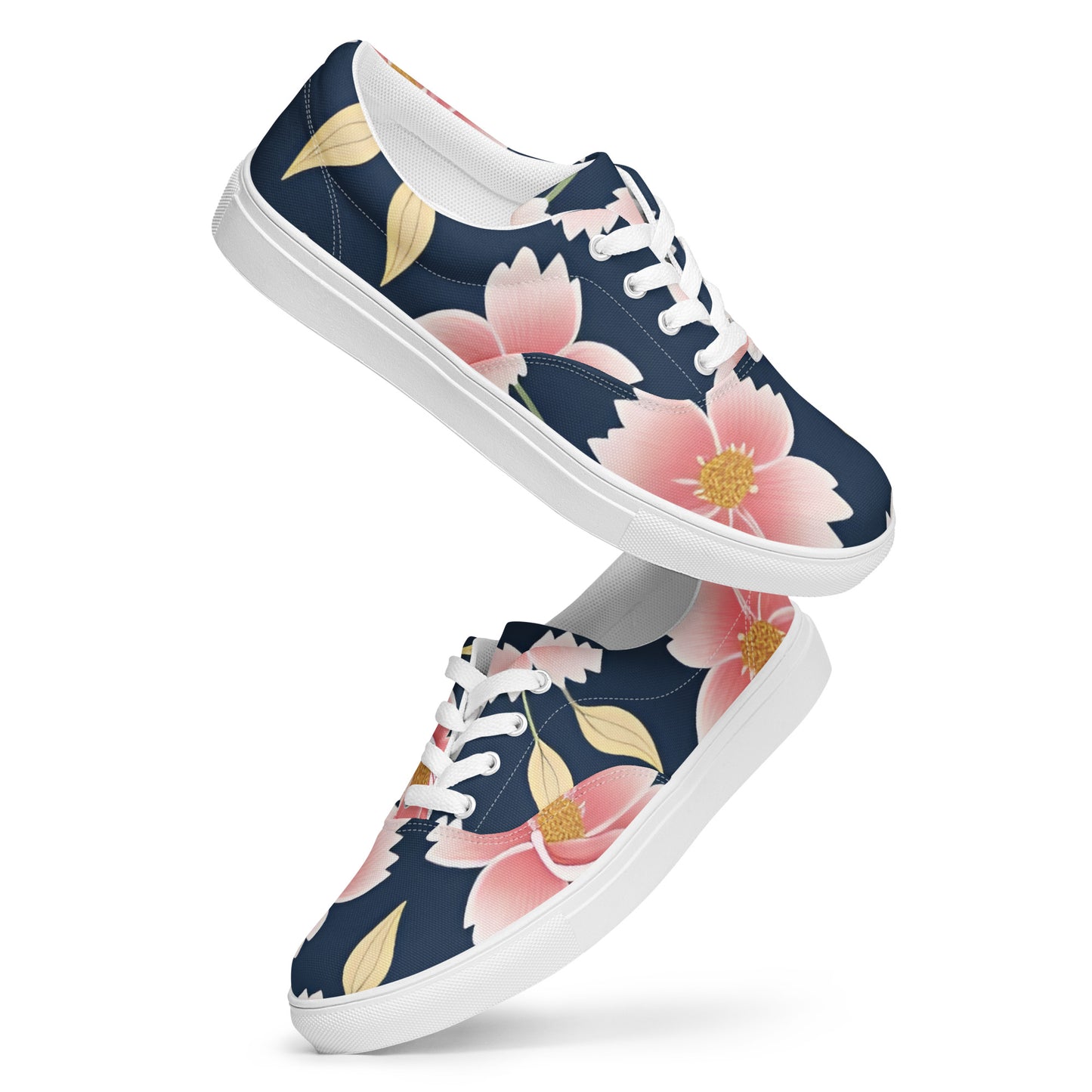 Women’s lace-up canvas shoes