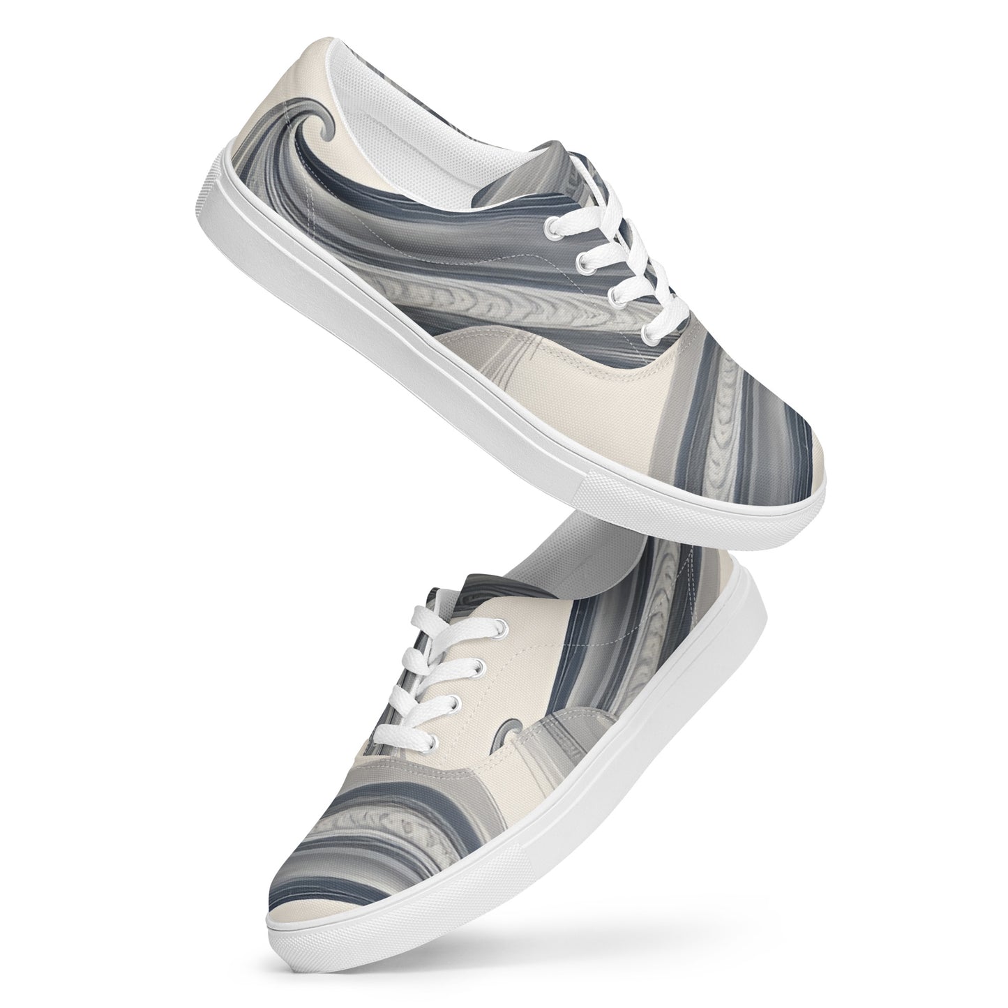 Women’s lace-up canvas shoes