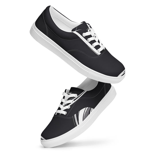 Women’s lace-up canvas shoes