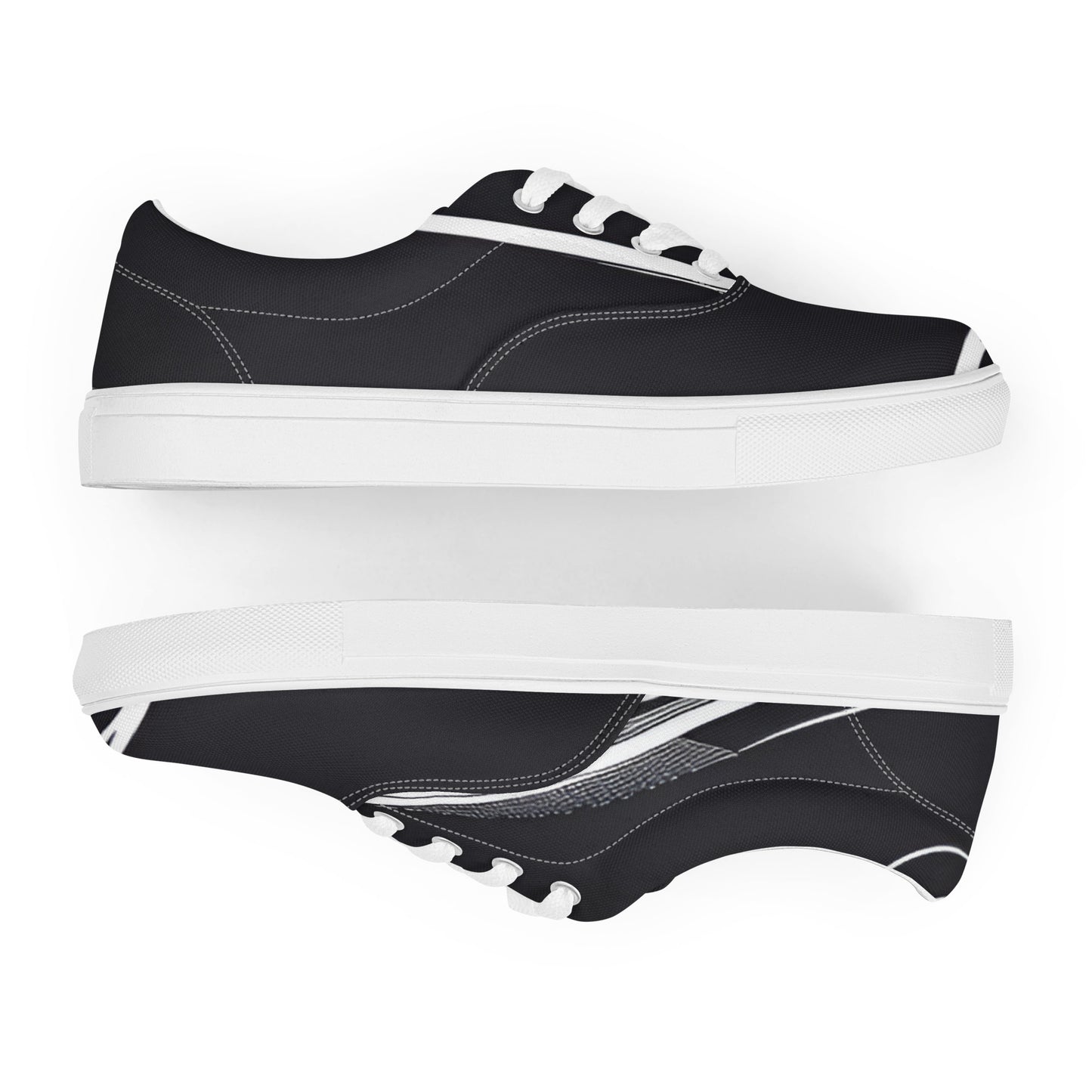 Women’s lace-up canvas shoes