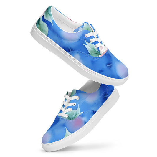 Women’s lace-up canvas shoes