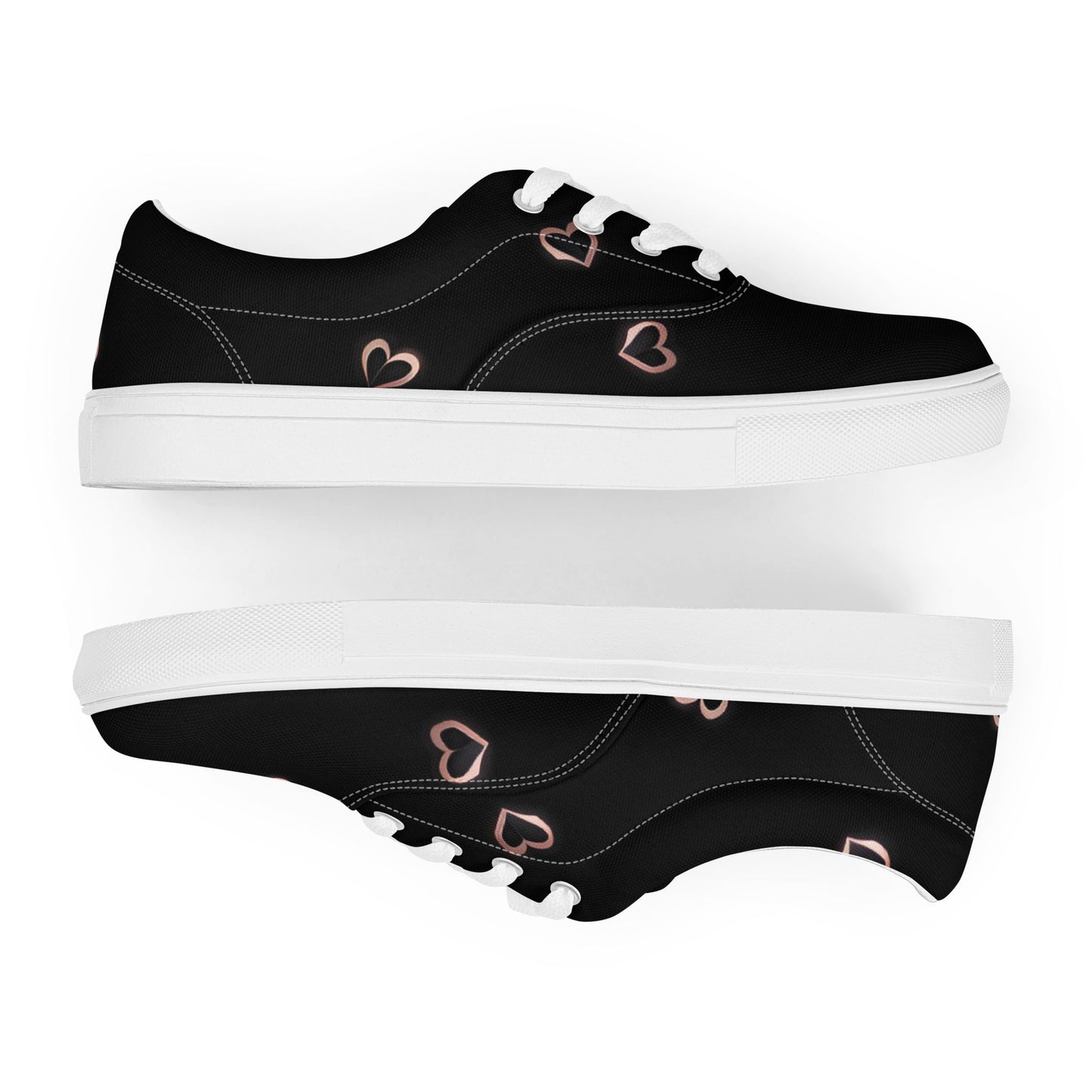 Women’s lace-up canvas shoes