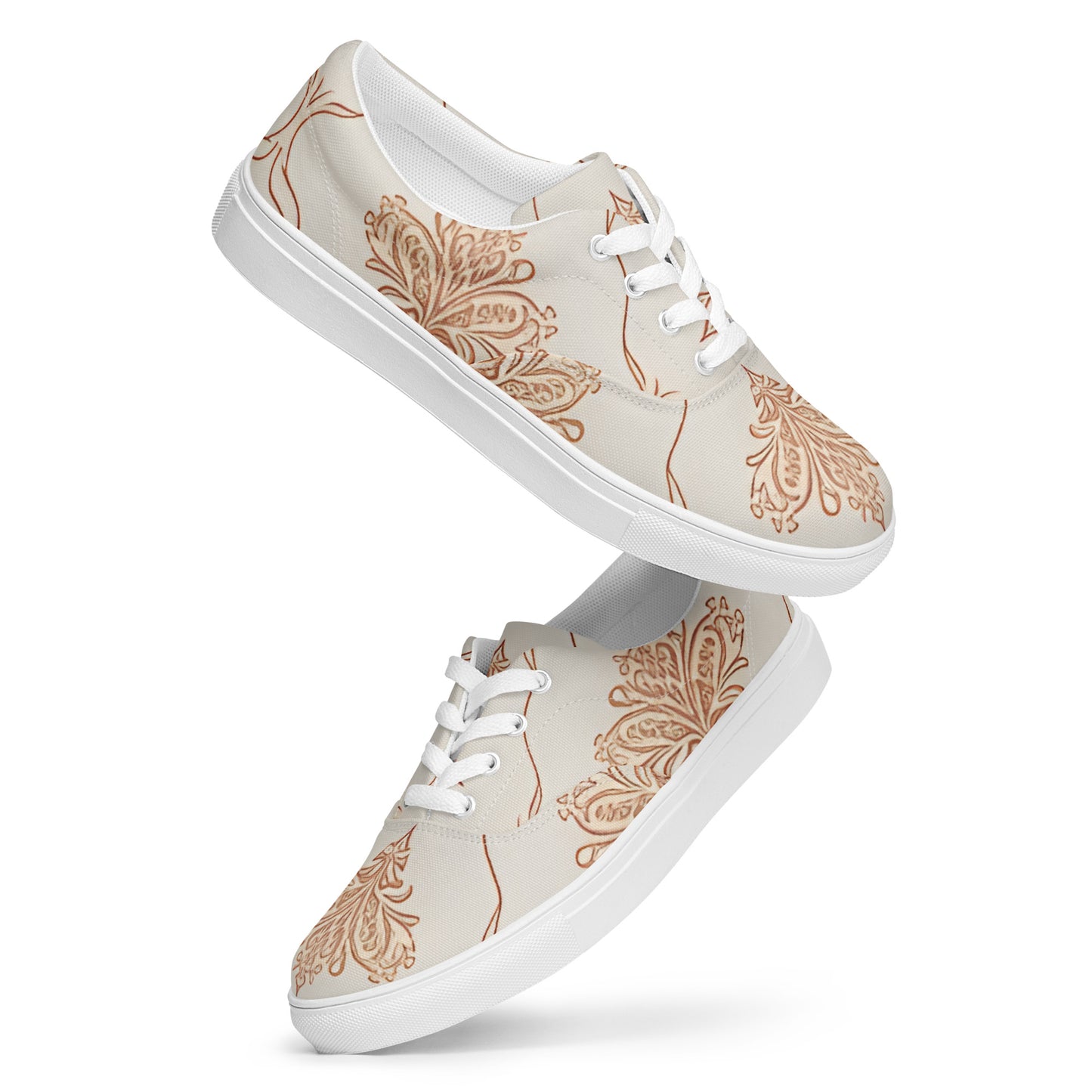 Women’s lace-up canvas shoes