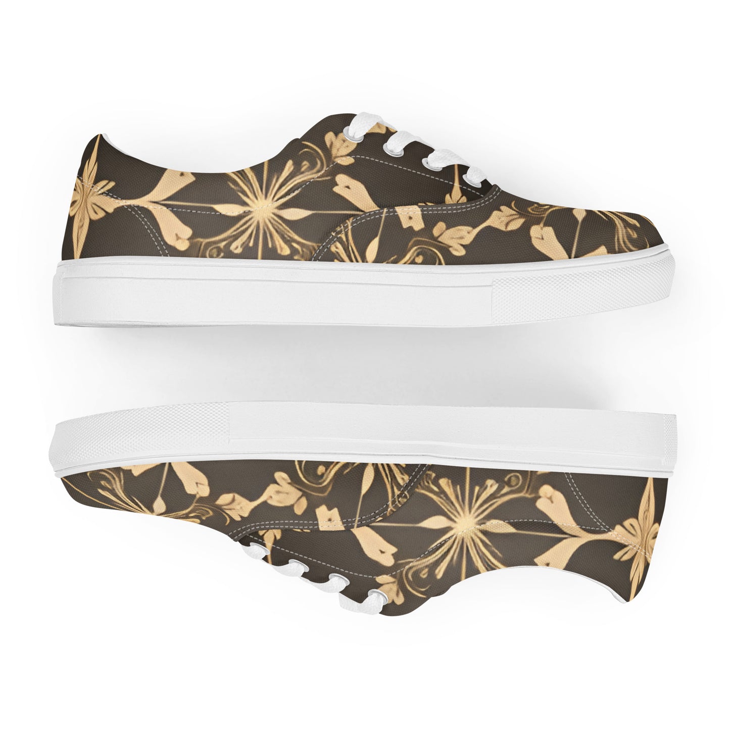 Women’s lace-up canvas shoes