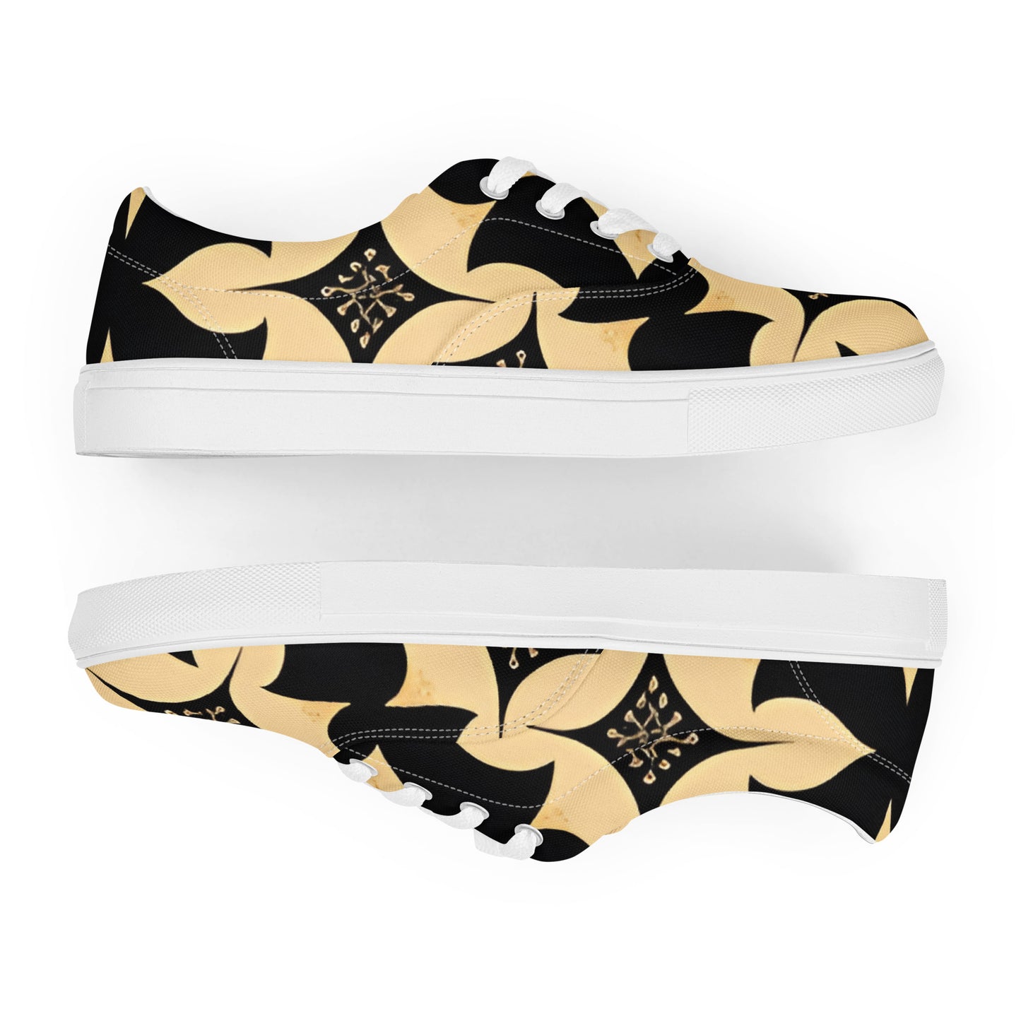 Women’s lace-up canvas shoes