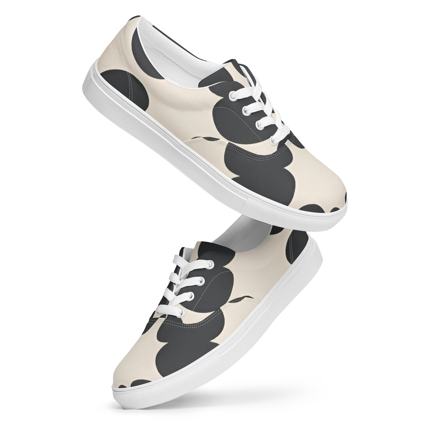 Women’s lace-up canvas shoes