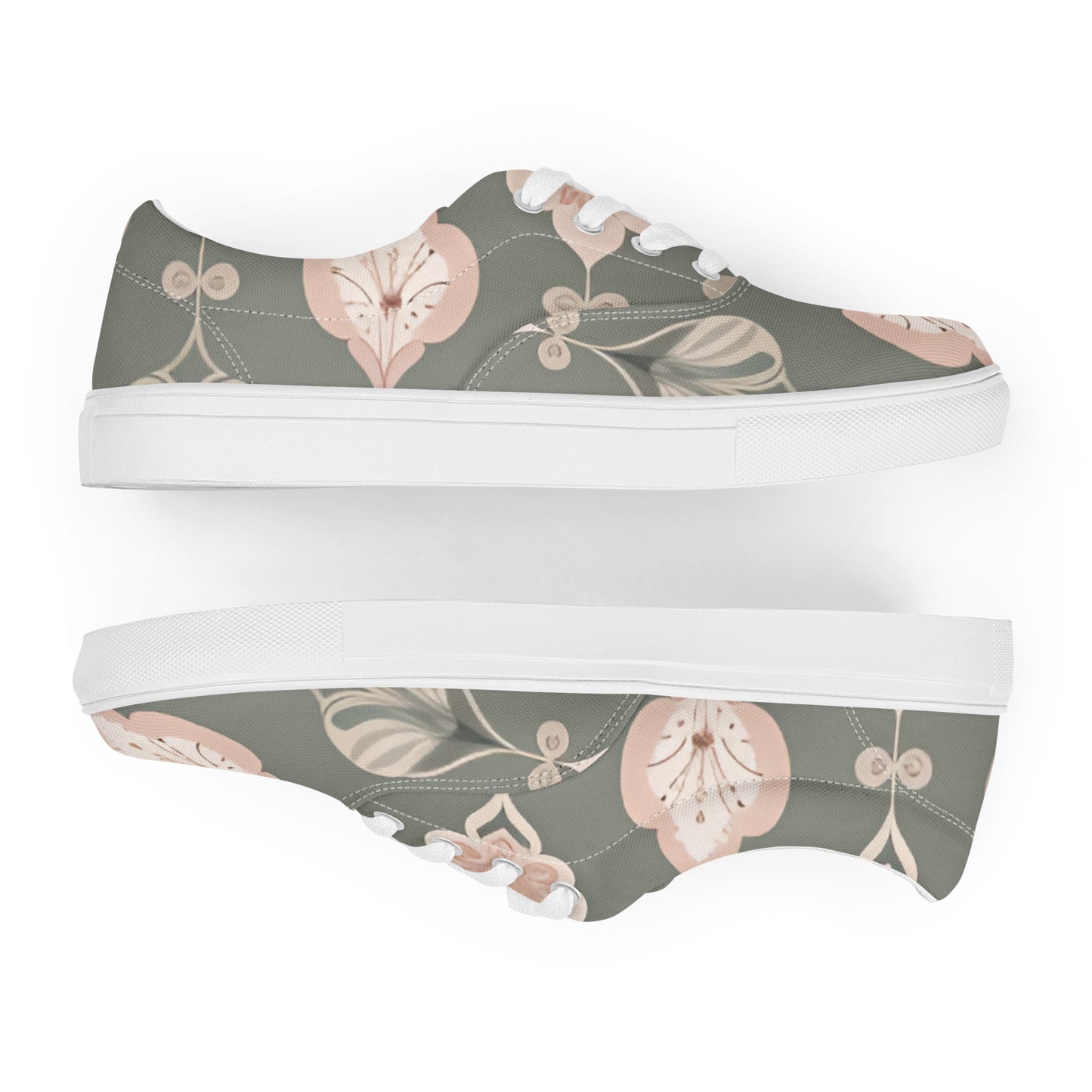 Women’s lace-up canvas shoes