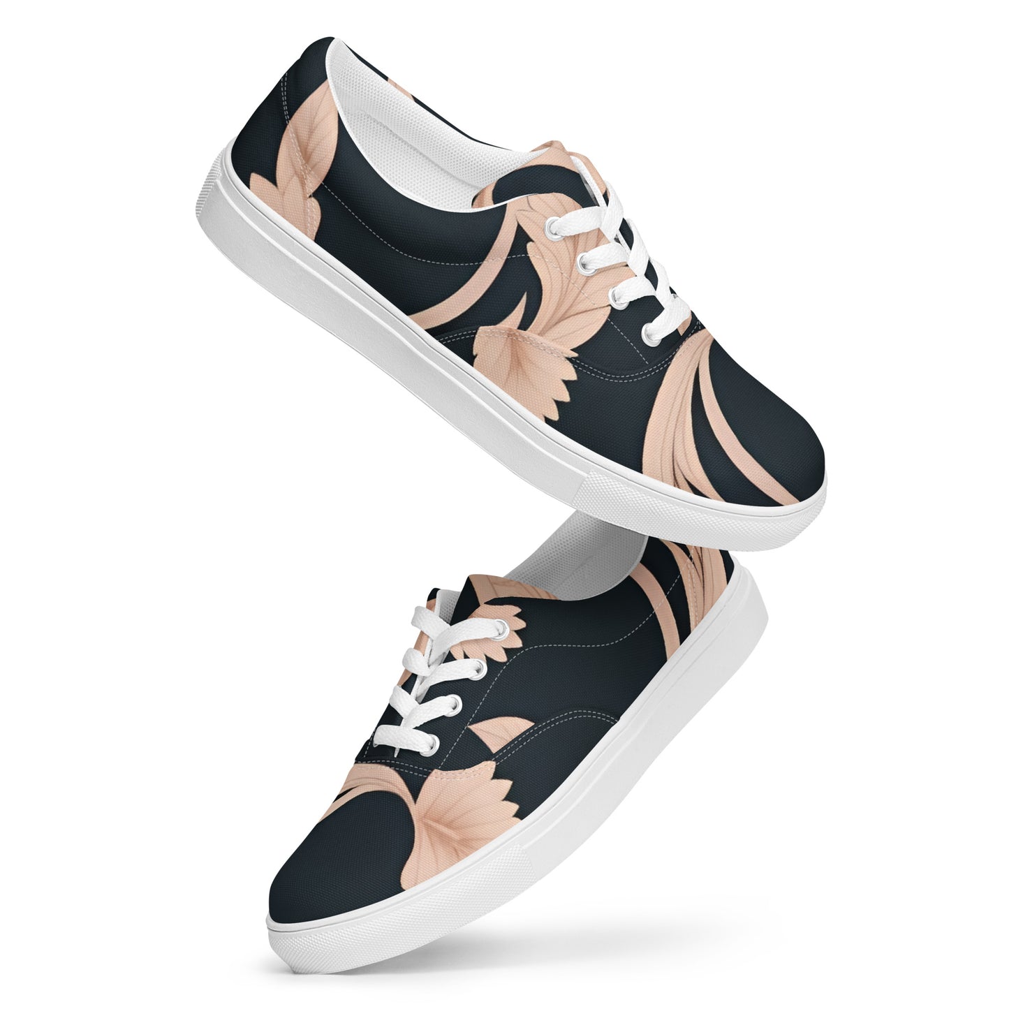 Women’s lace-up canvas shoes