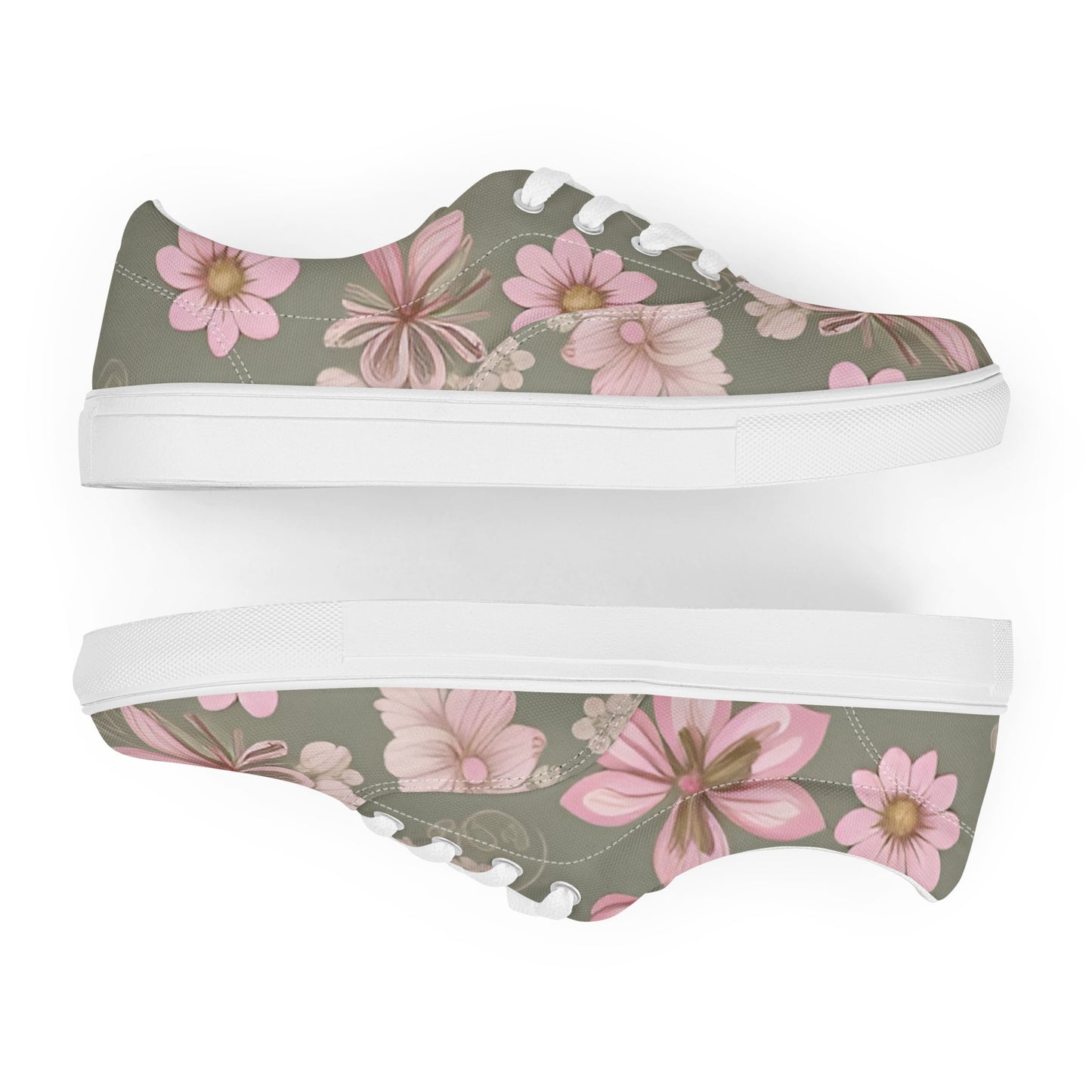 Women’s lace-up canvas shoes