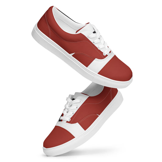 Women’s lace-up canvas shoes