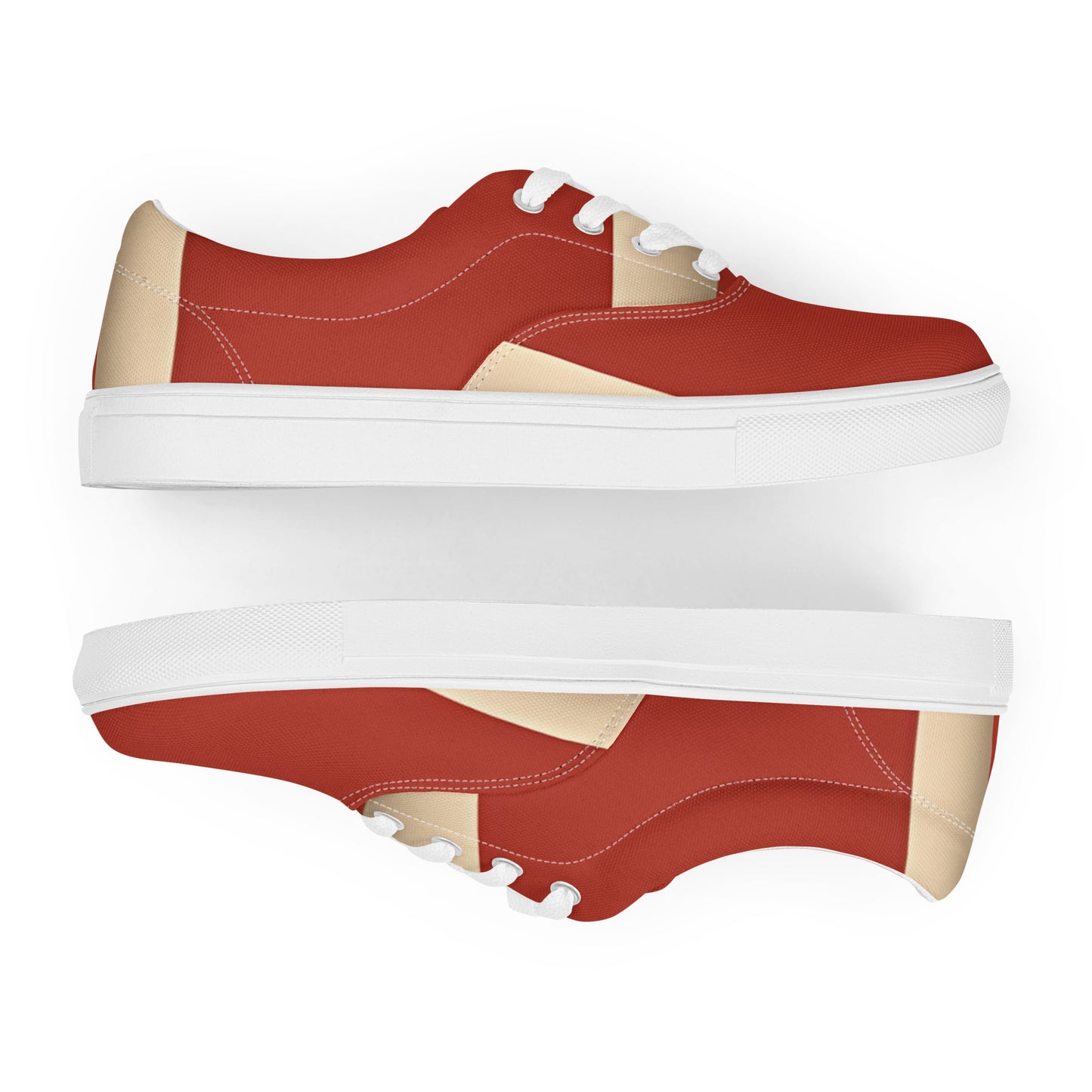 Women’s lace-up canvas shoes